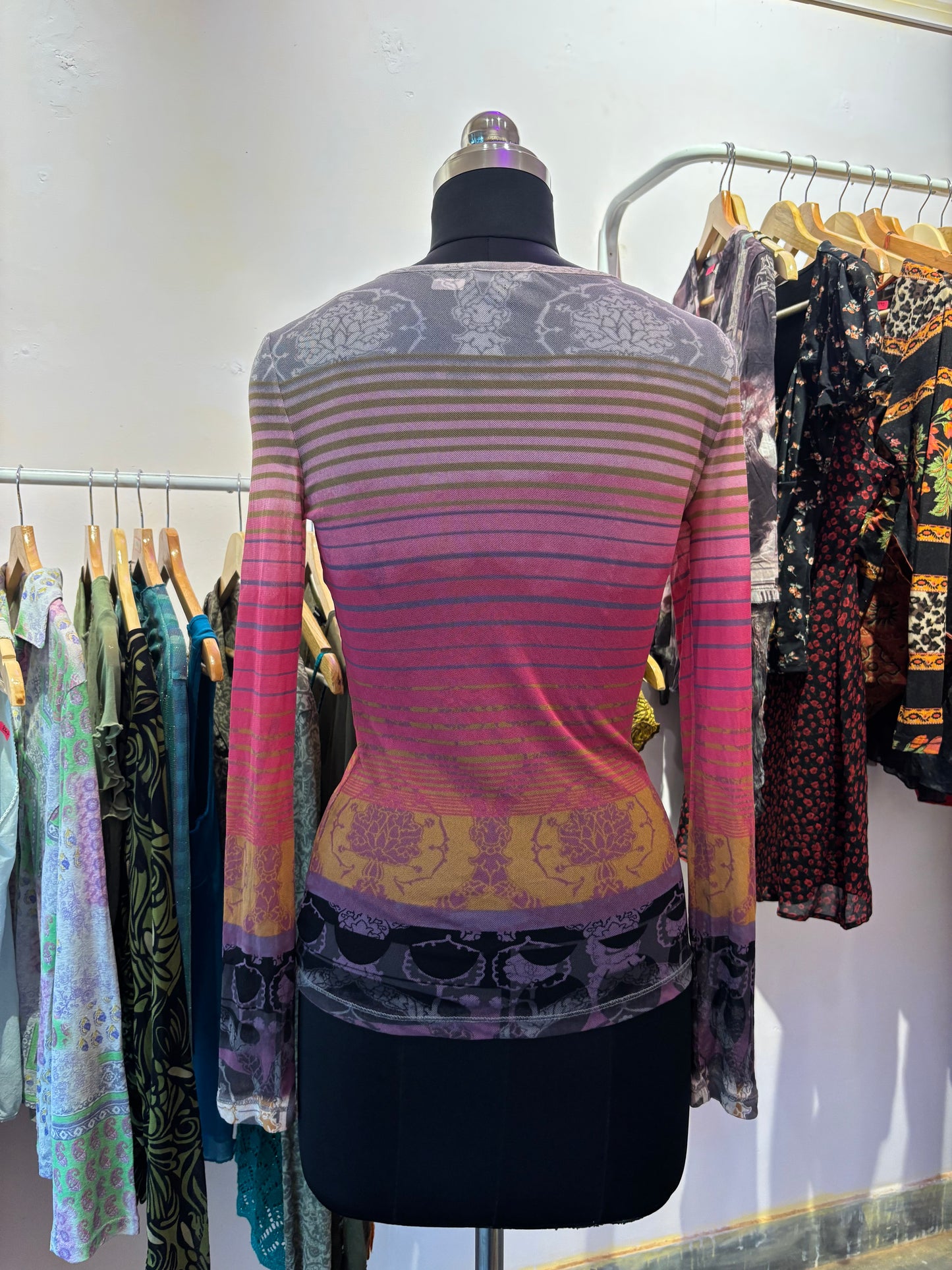 Baroque pastel top