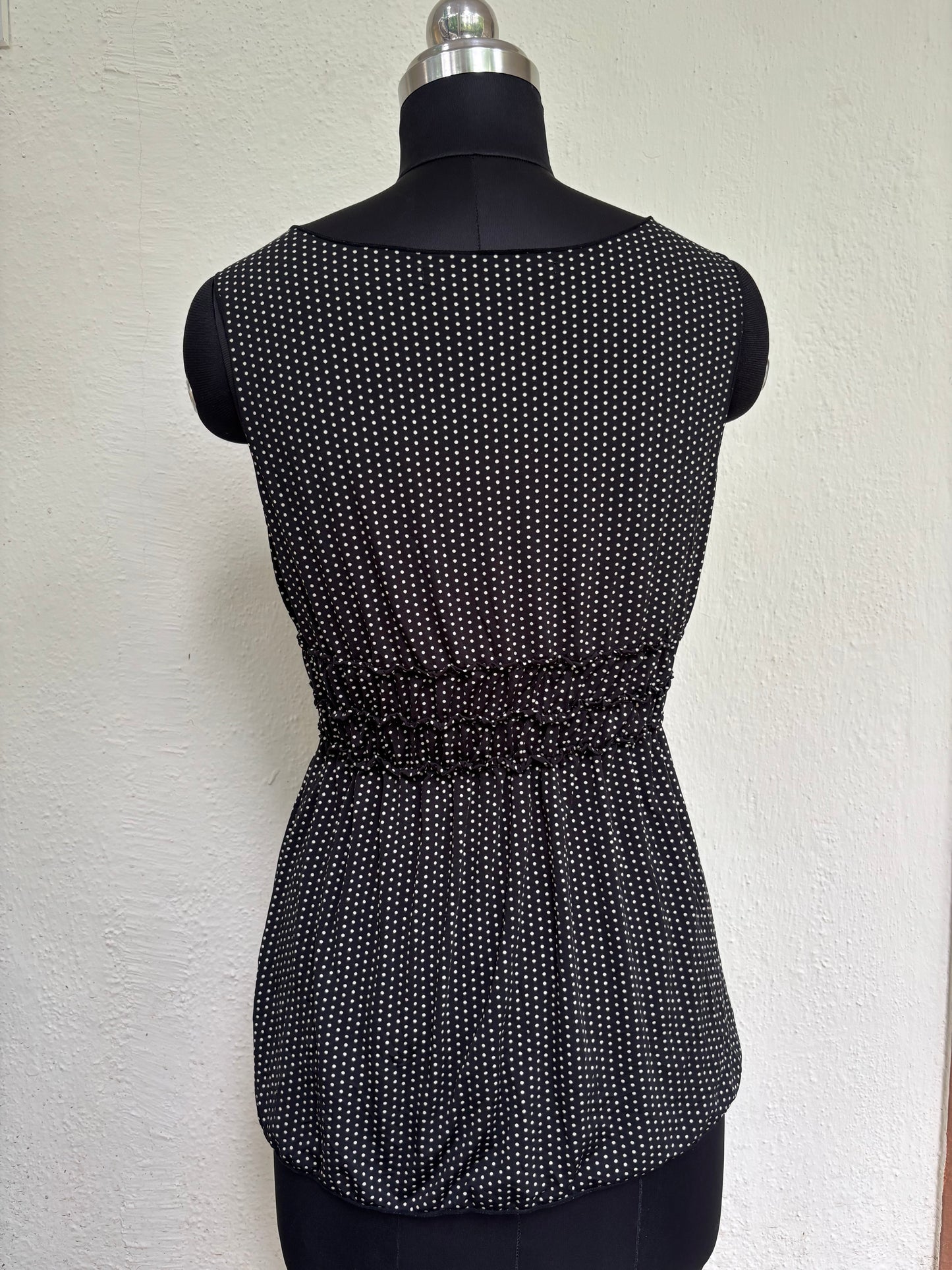 Vintage polka top