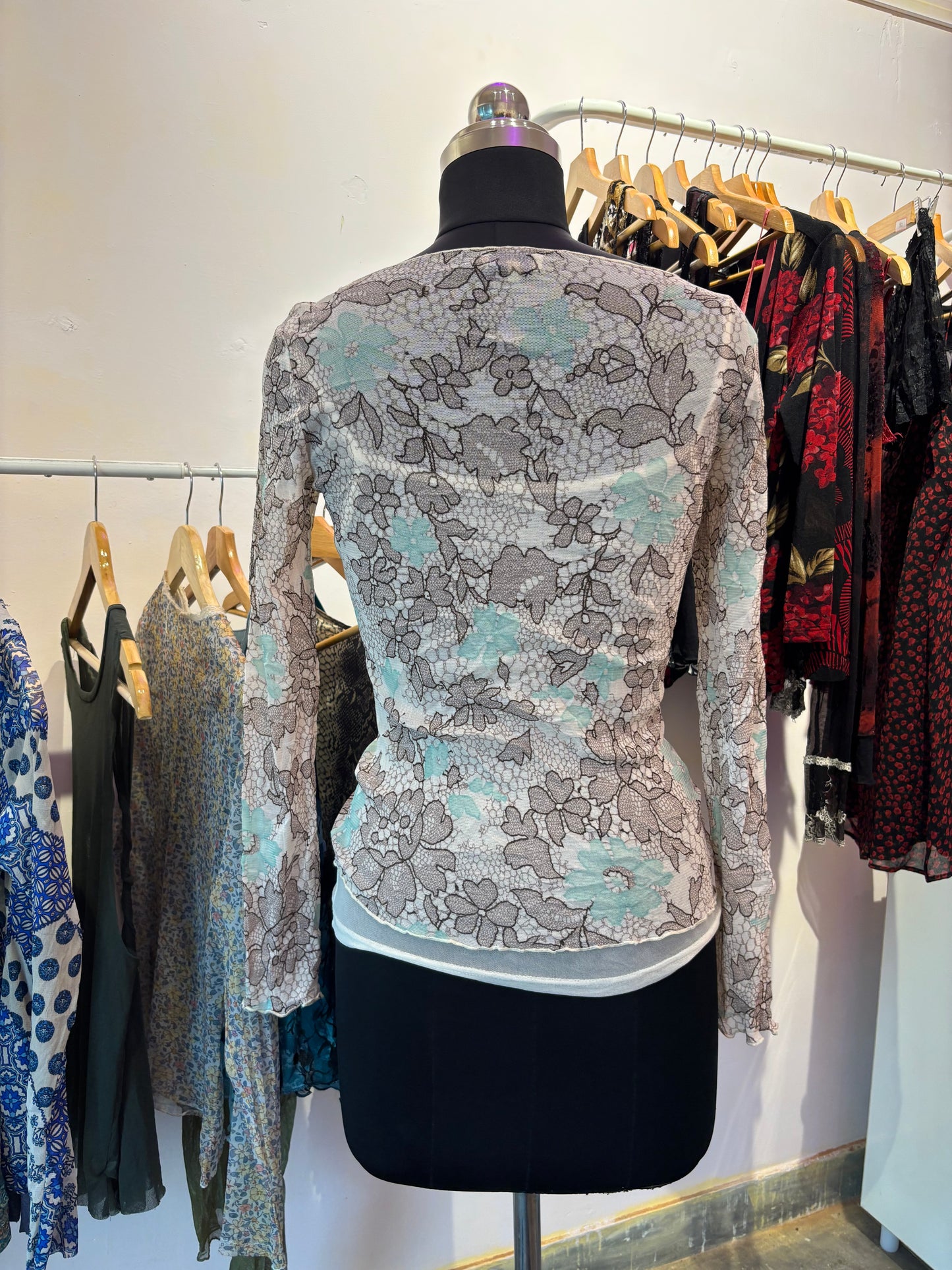 Earthy floral top