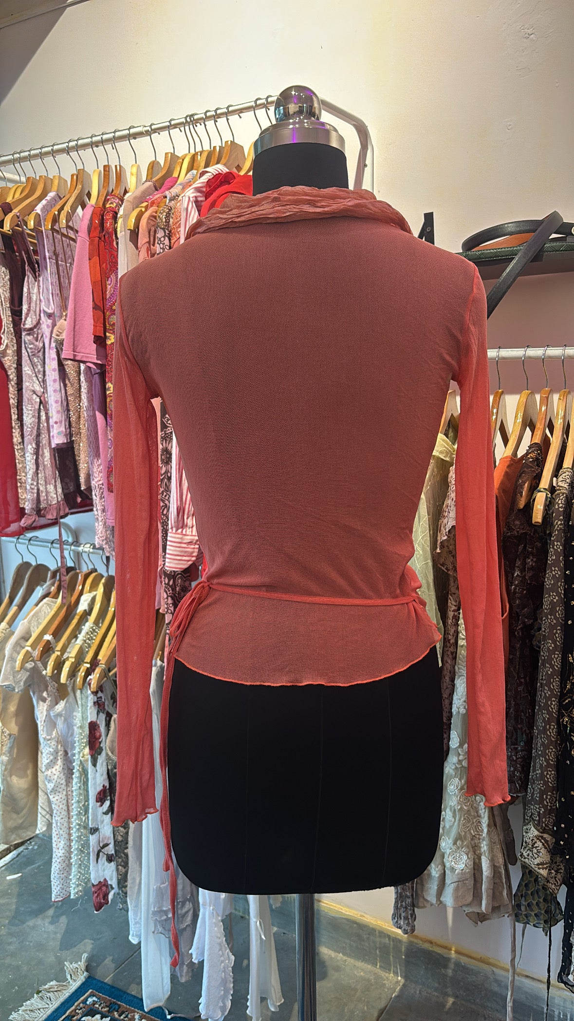 Vintage Rustic wrap around top