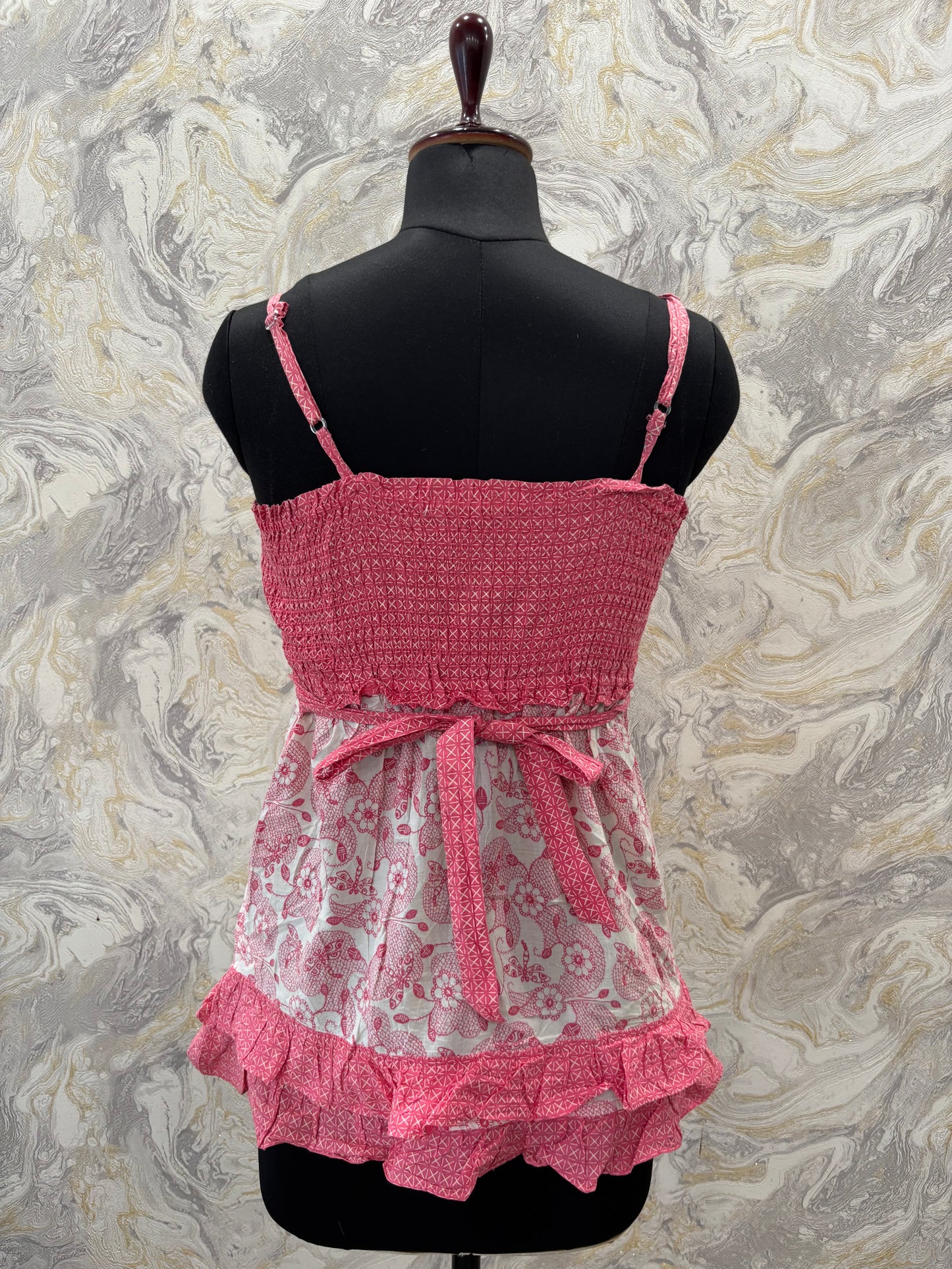 Pink bloom top