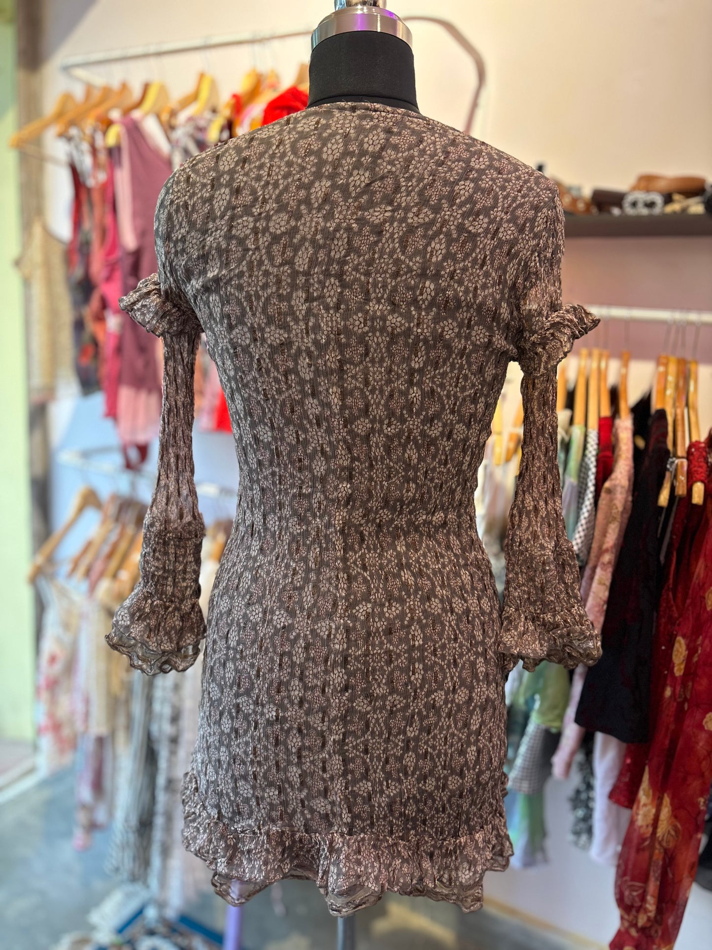 The vintage silk dress!