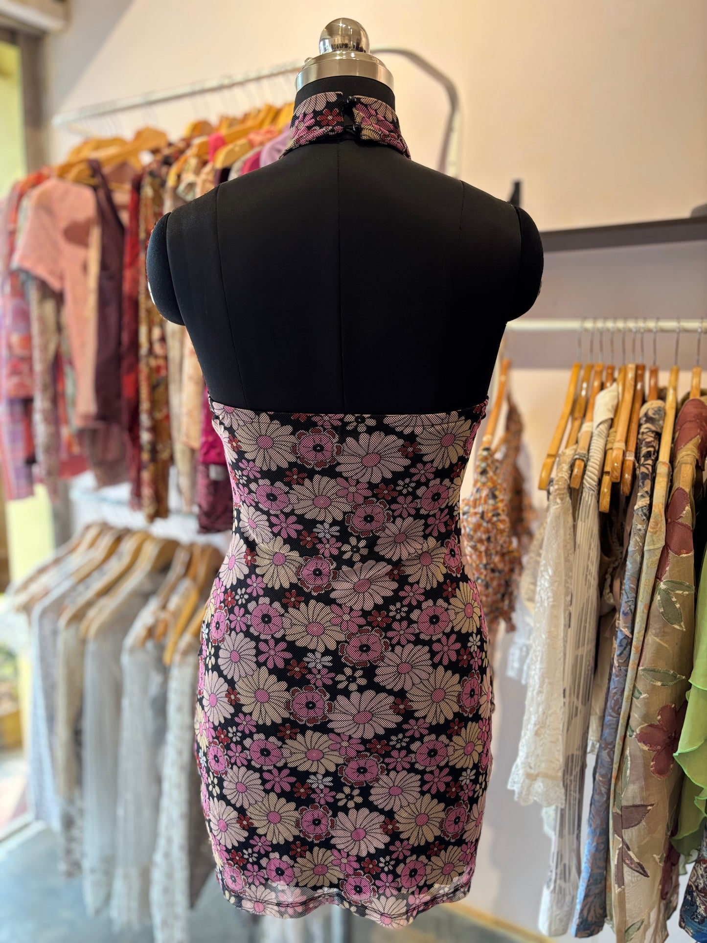 70’s halter neck dress