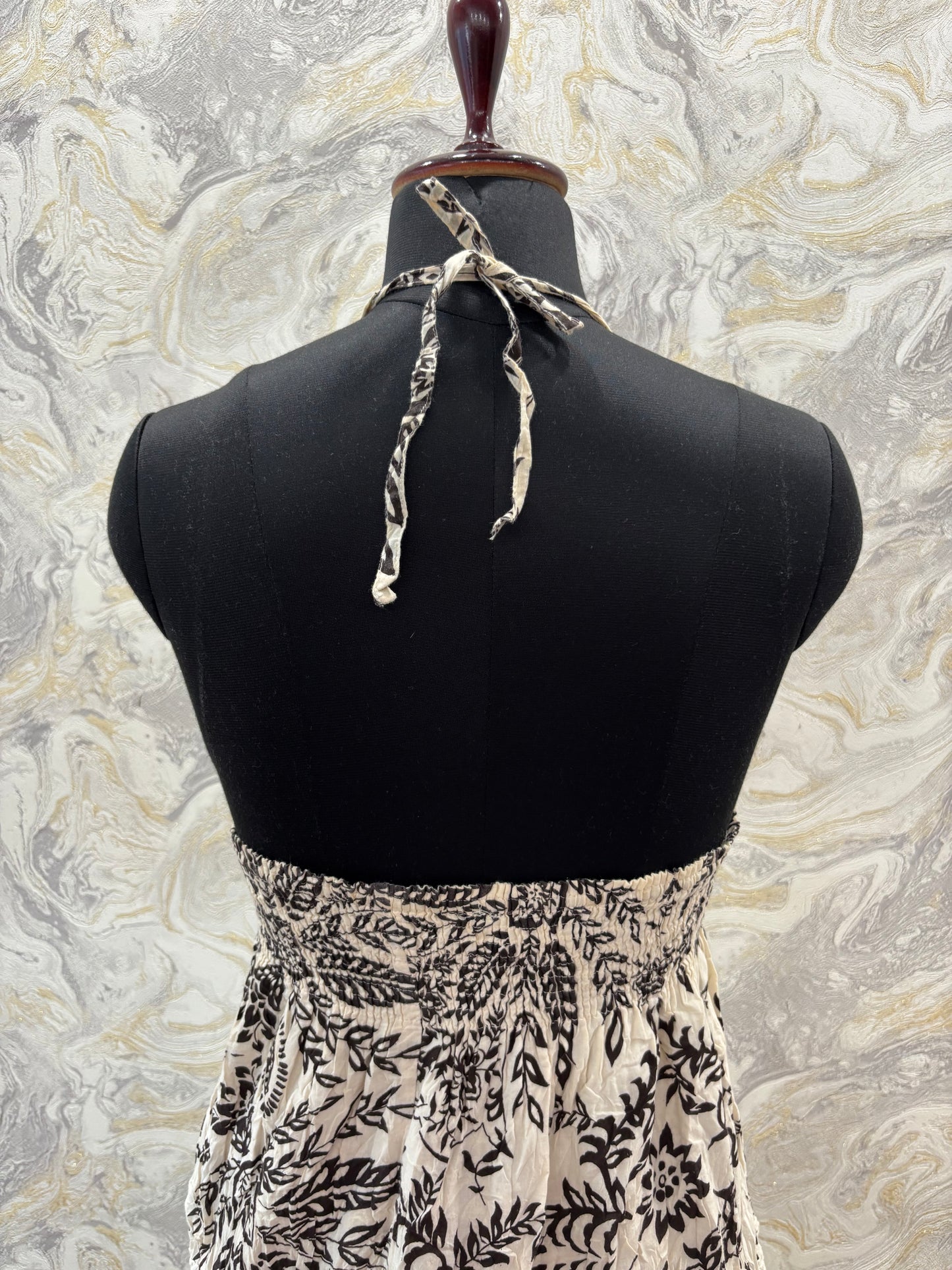 Summer halter neck dress