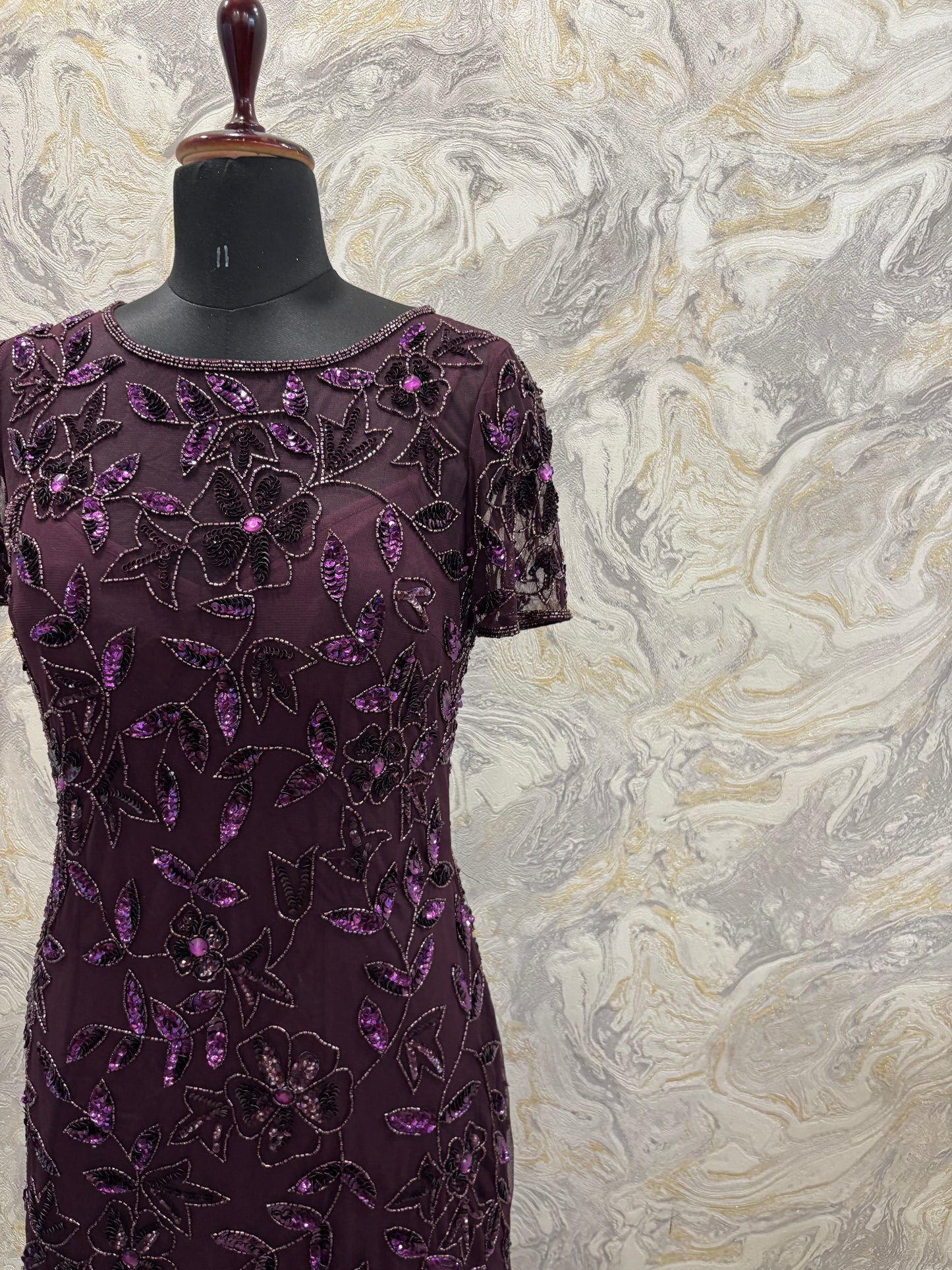 Purple goddess dress