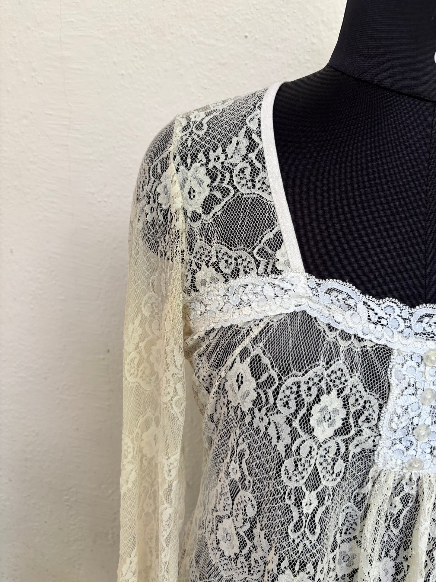 White fairy lacy top