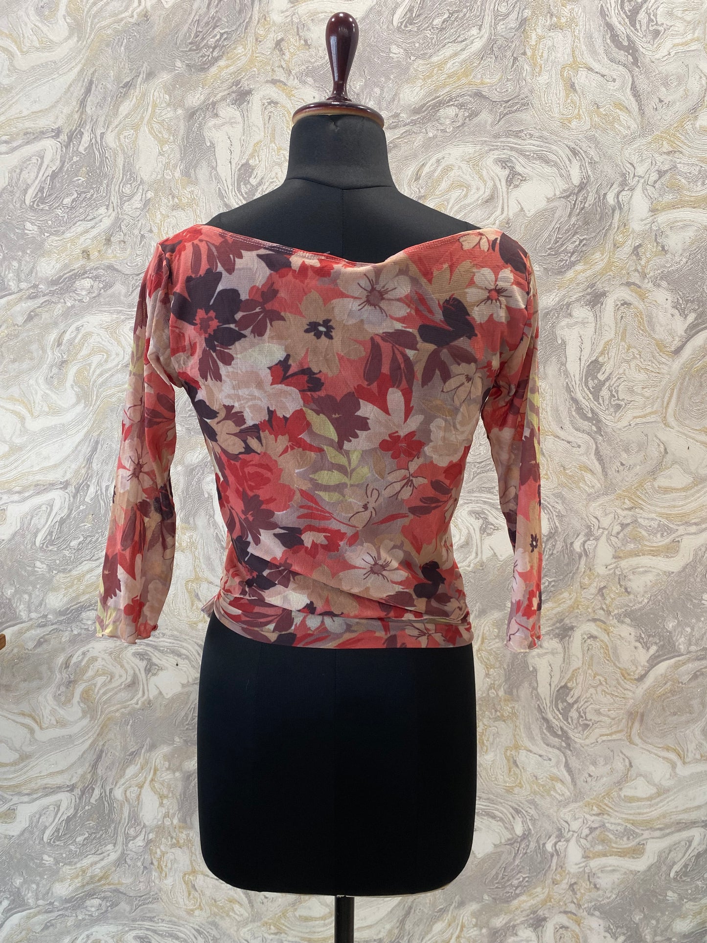 Y2k floral top