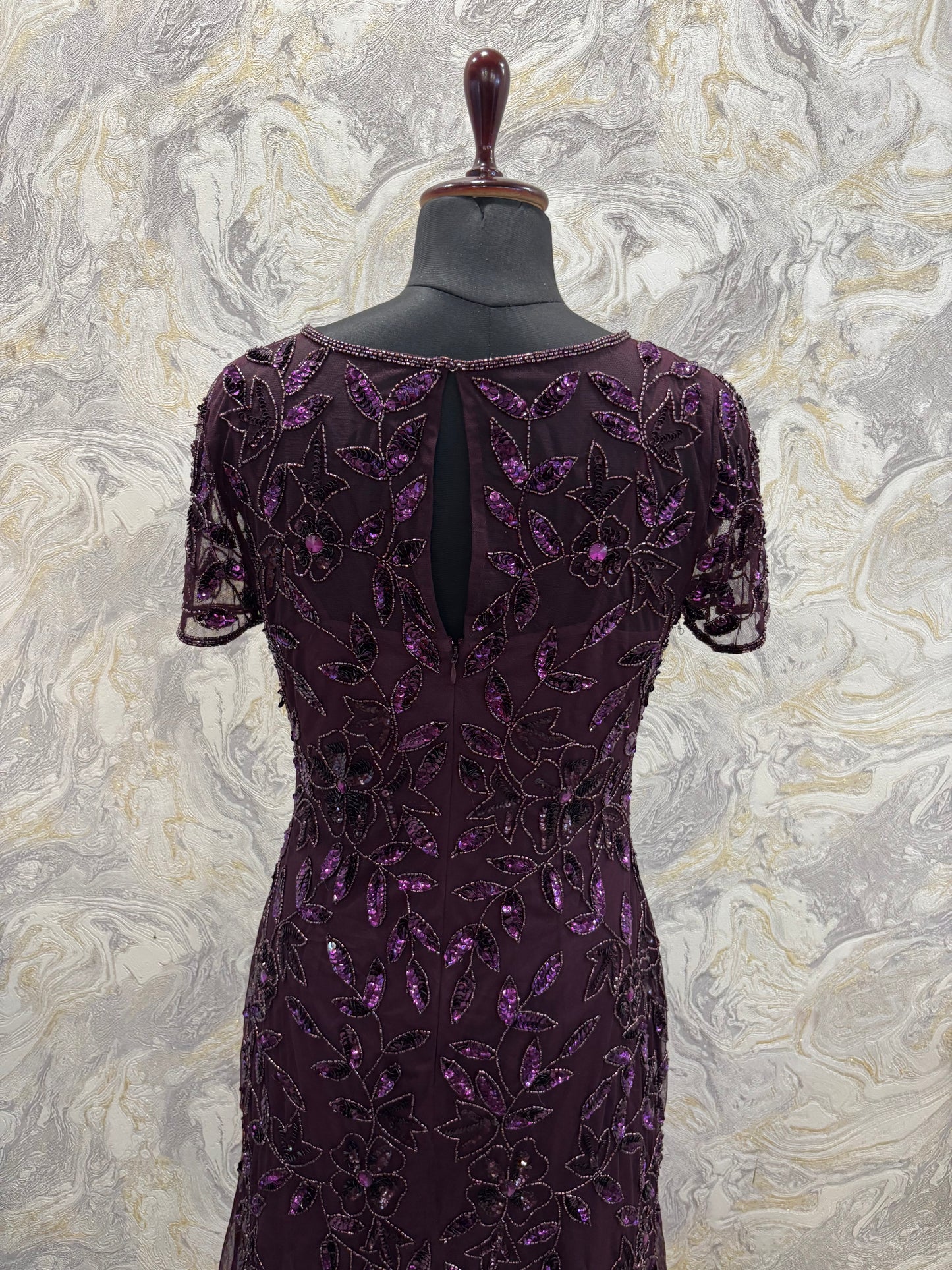 Purple goddess dress