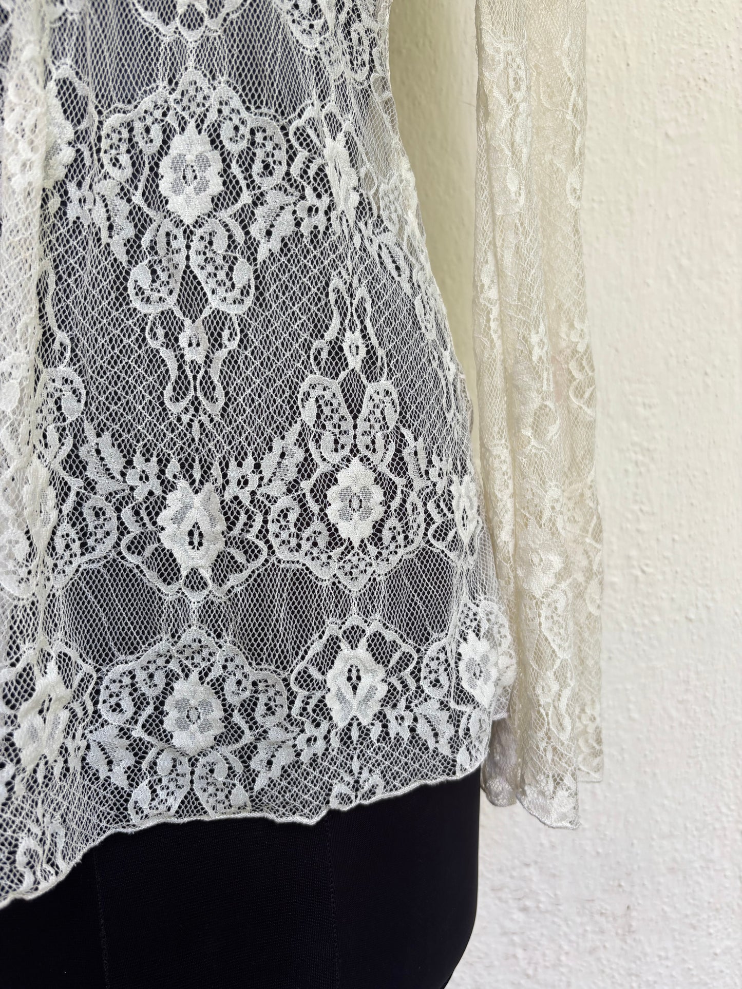 White fairy lacy top