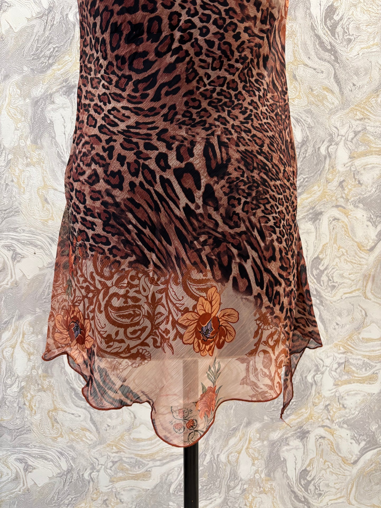 Leopard floral super vintage