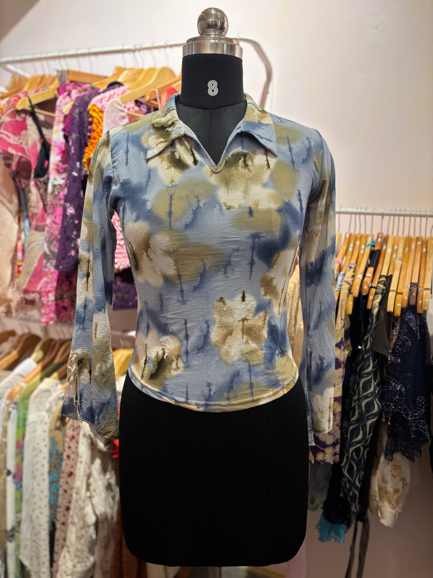 Y2k collar top