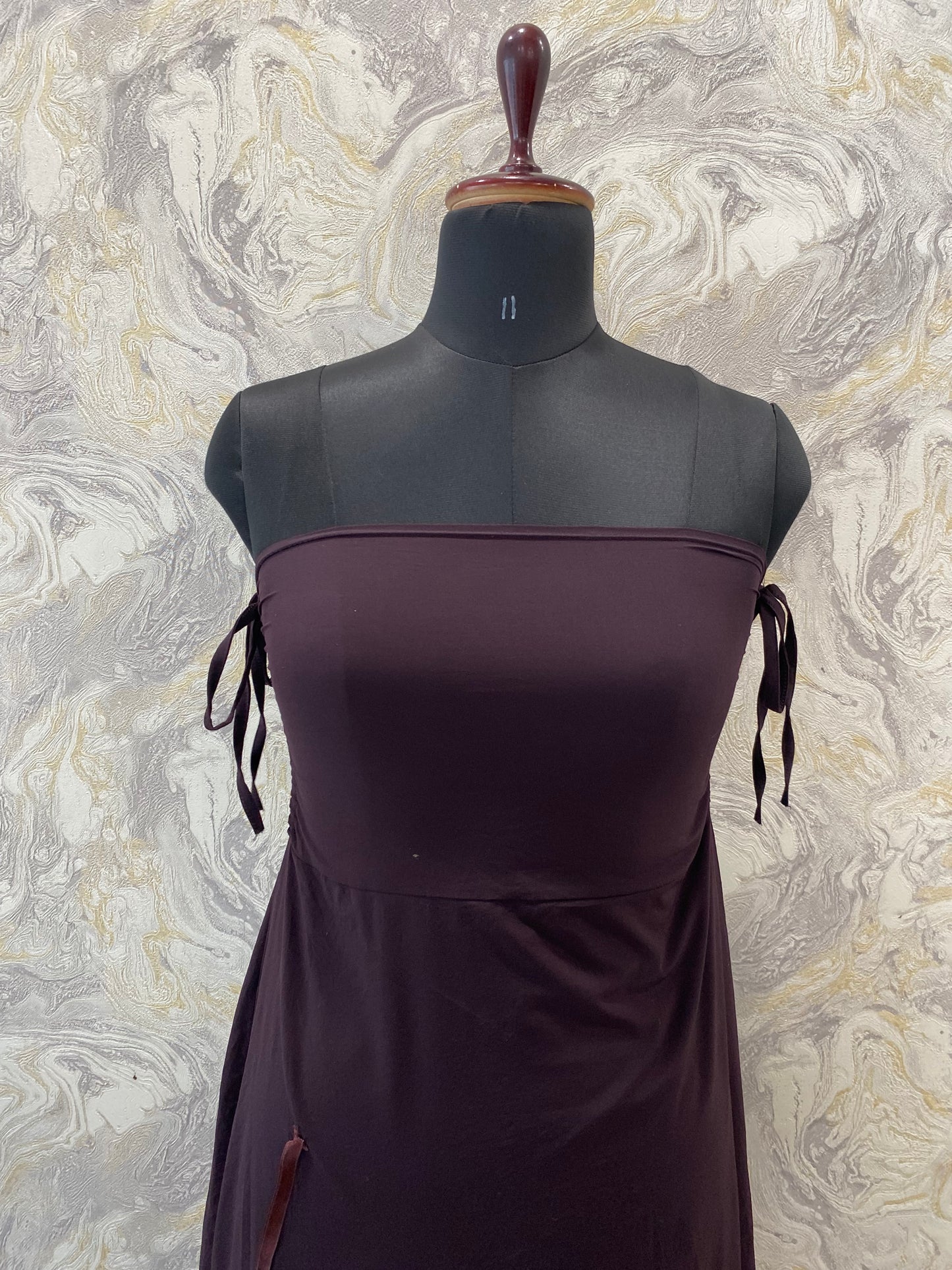 Vintage deep purple dress