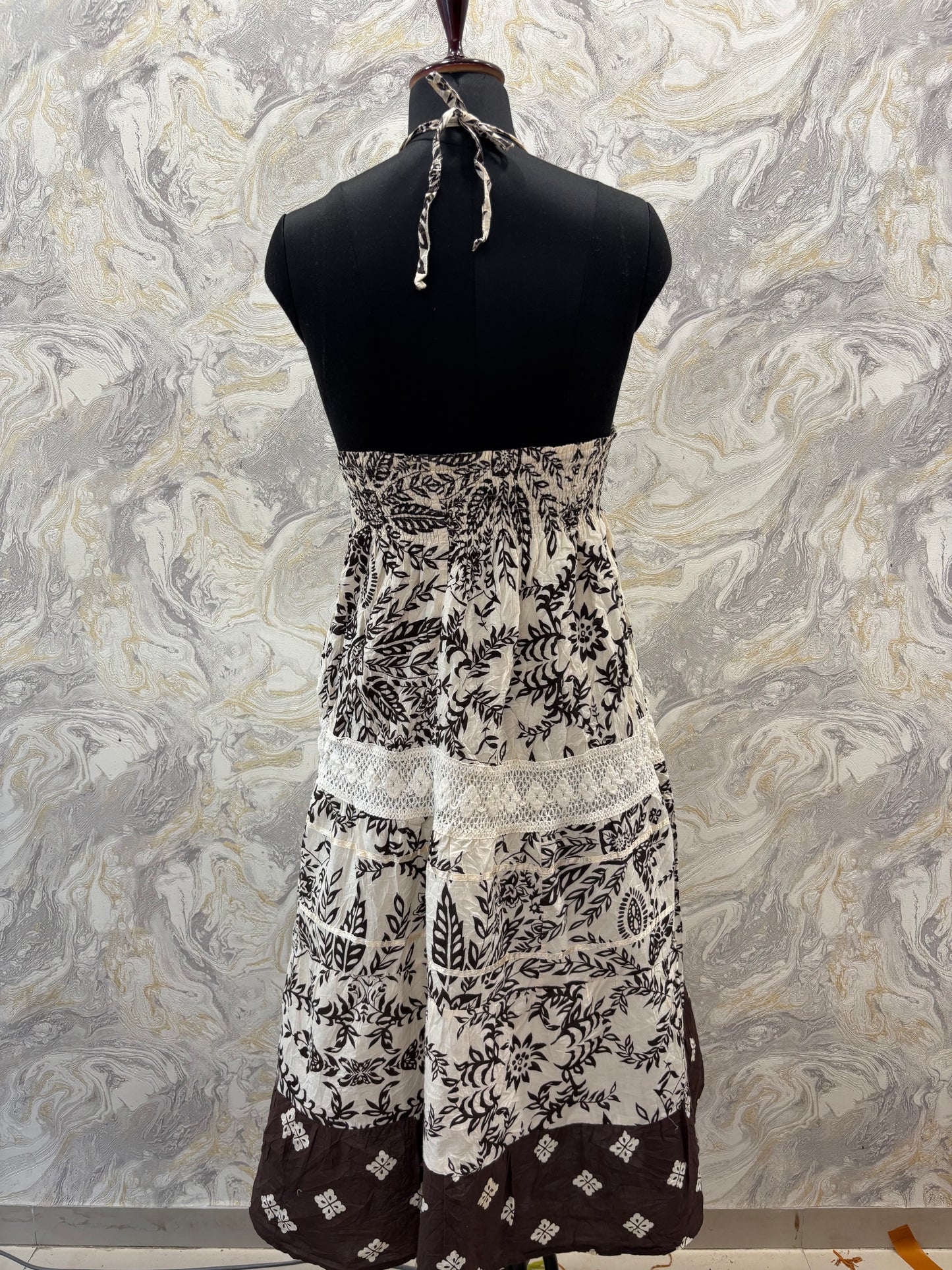 Summer halter neck dress