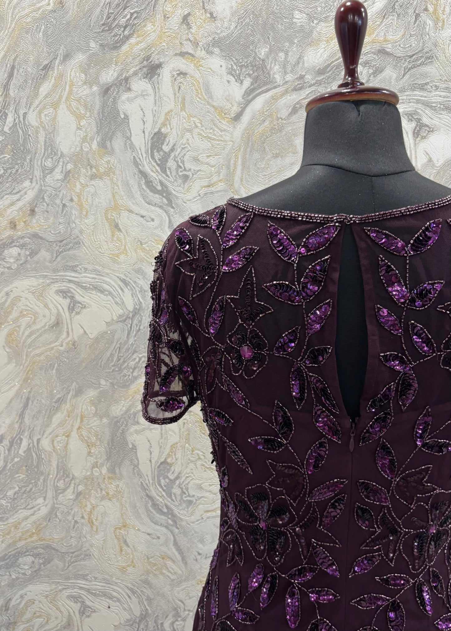 Purple goddess dress
