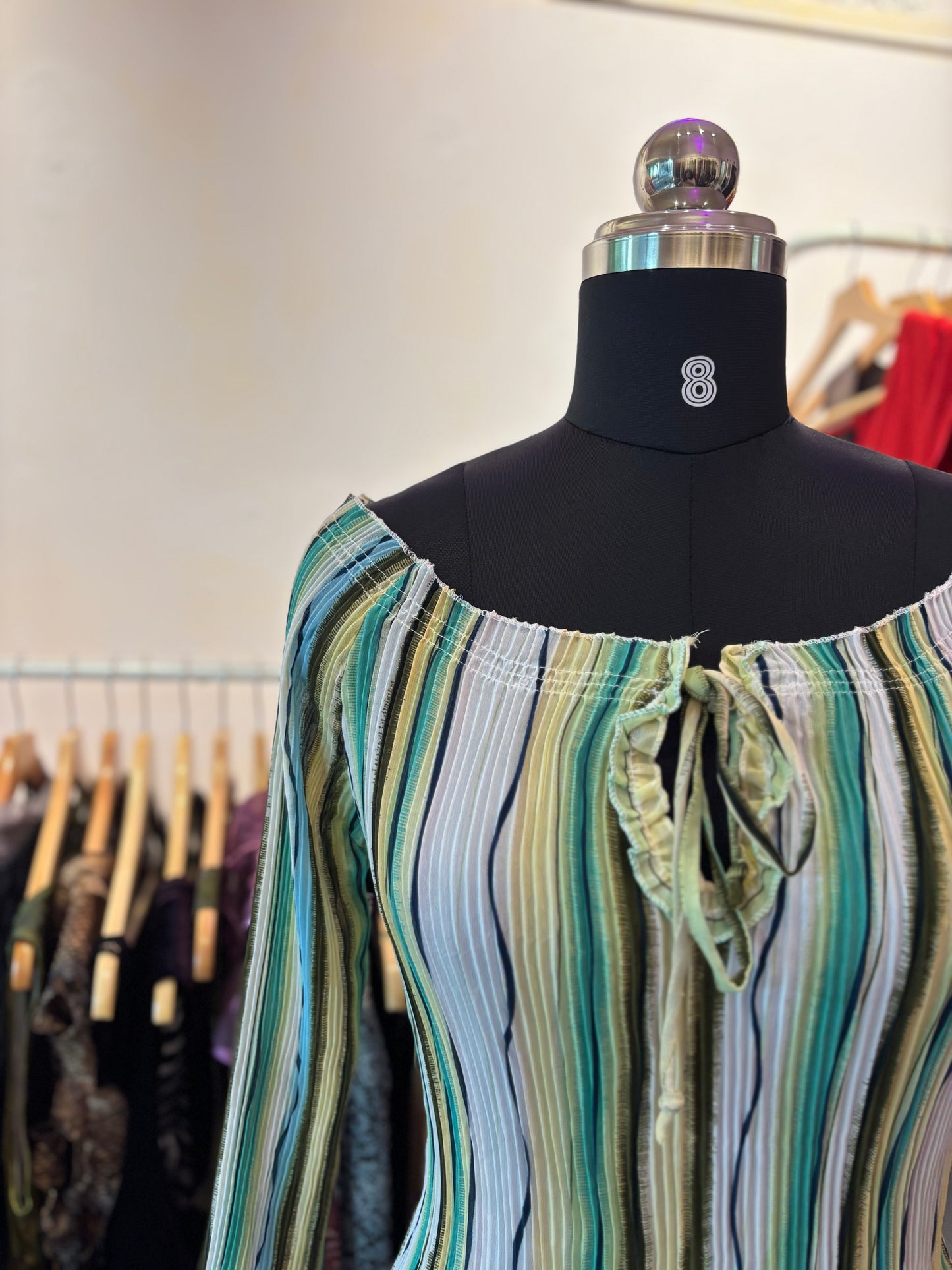 Pleated vintage top
