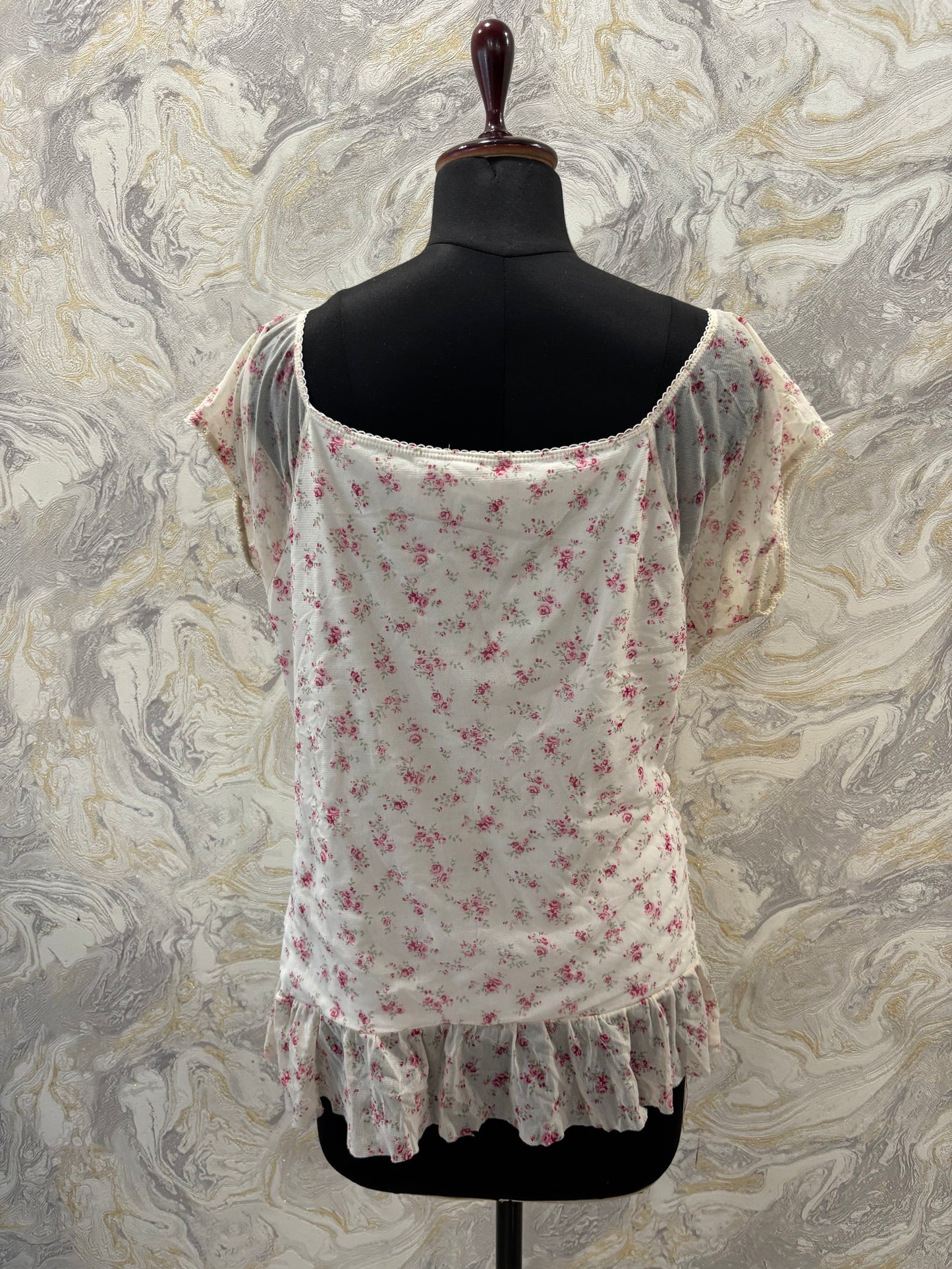 Floral corset top
