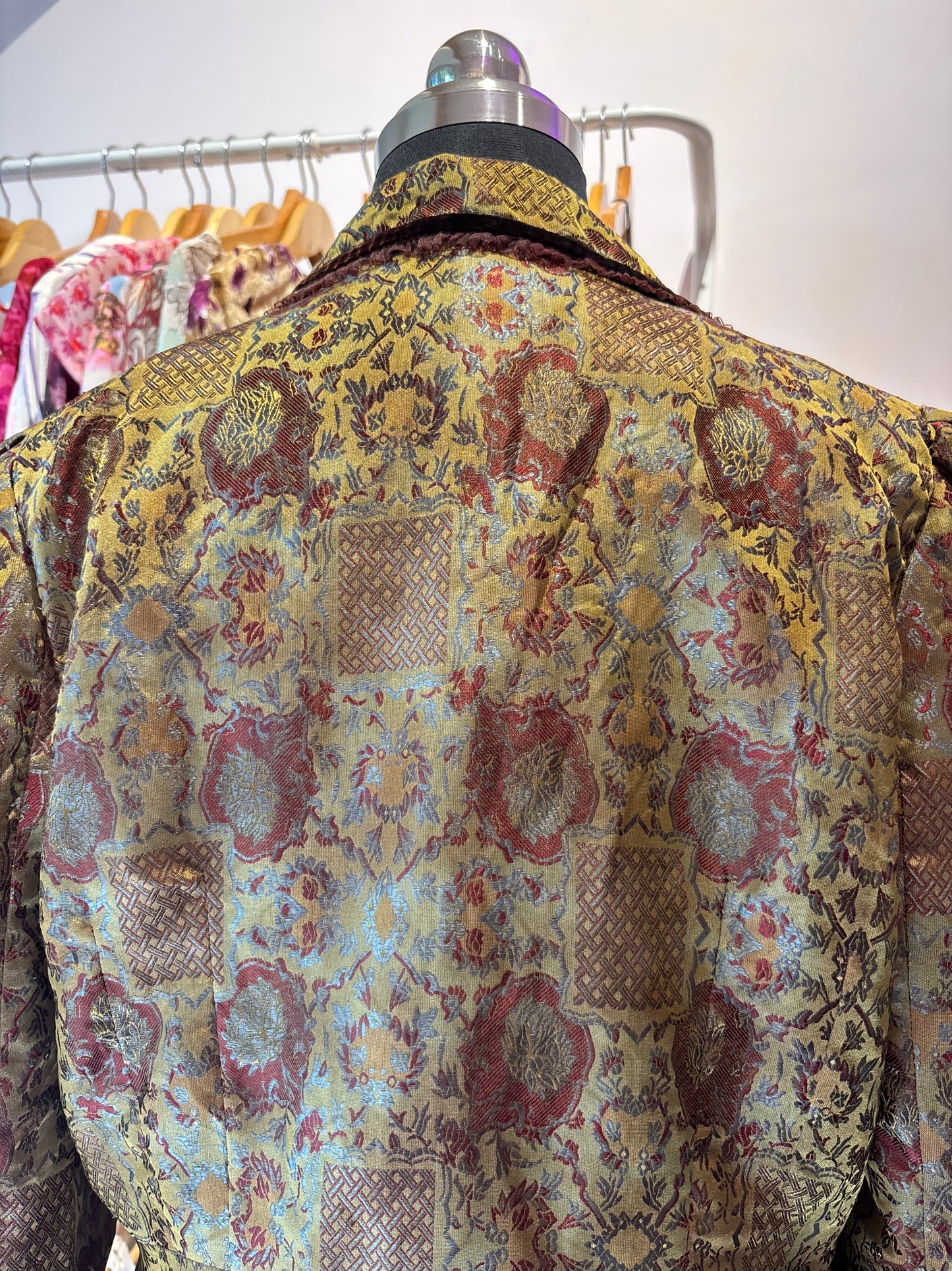Artsy silk jacket