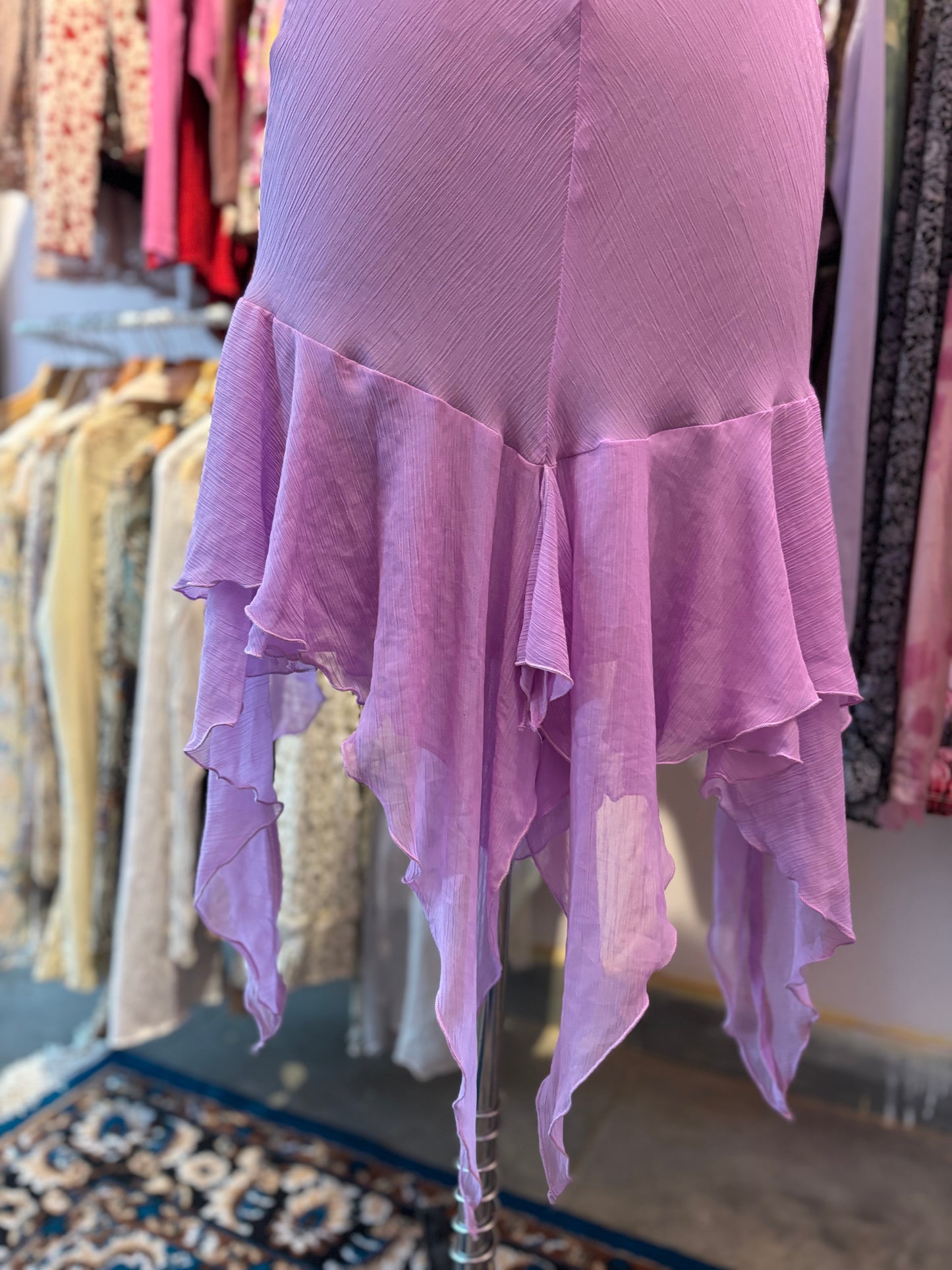 Lilac goddess dress