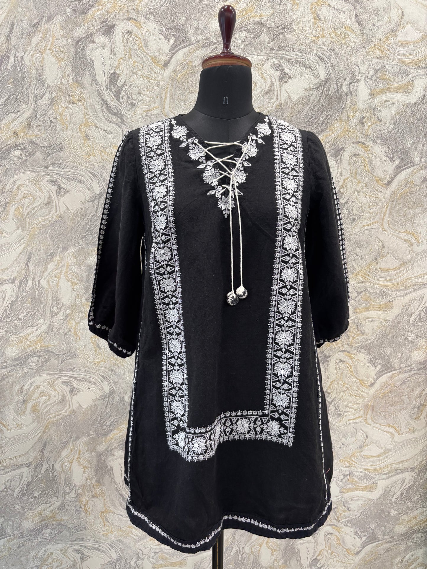 Himalayan embroidered top