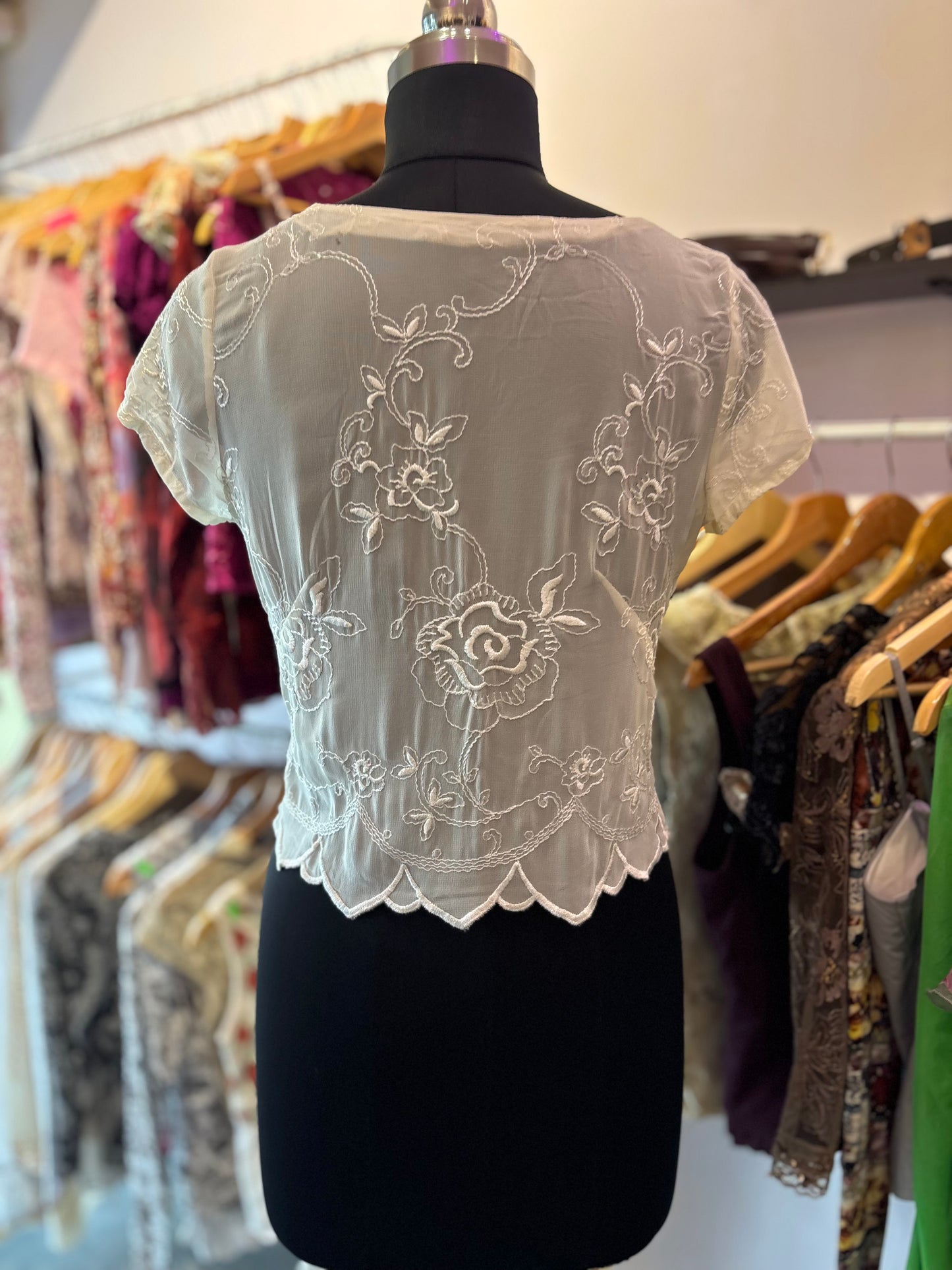 Peep out Victorian shirt
