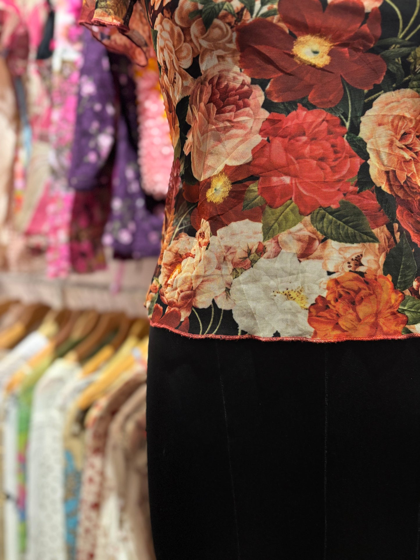 Vintage floral top