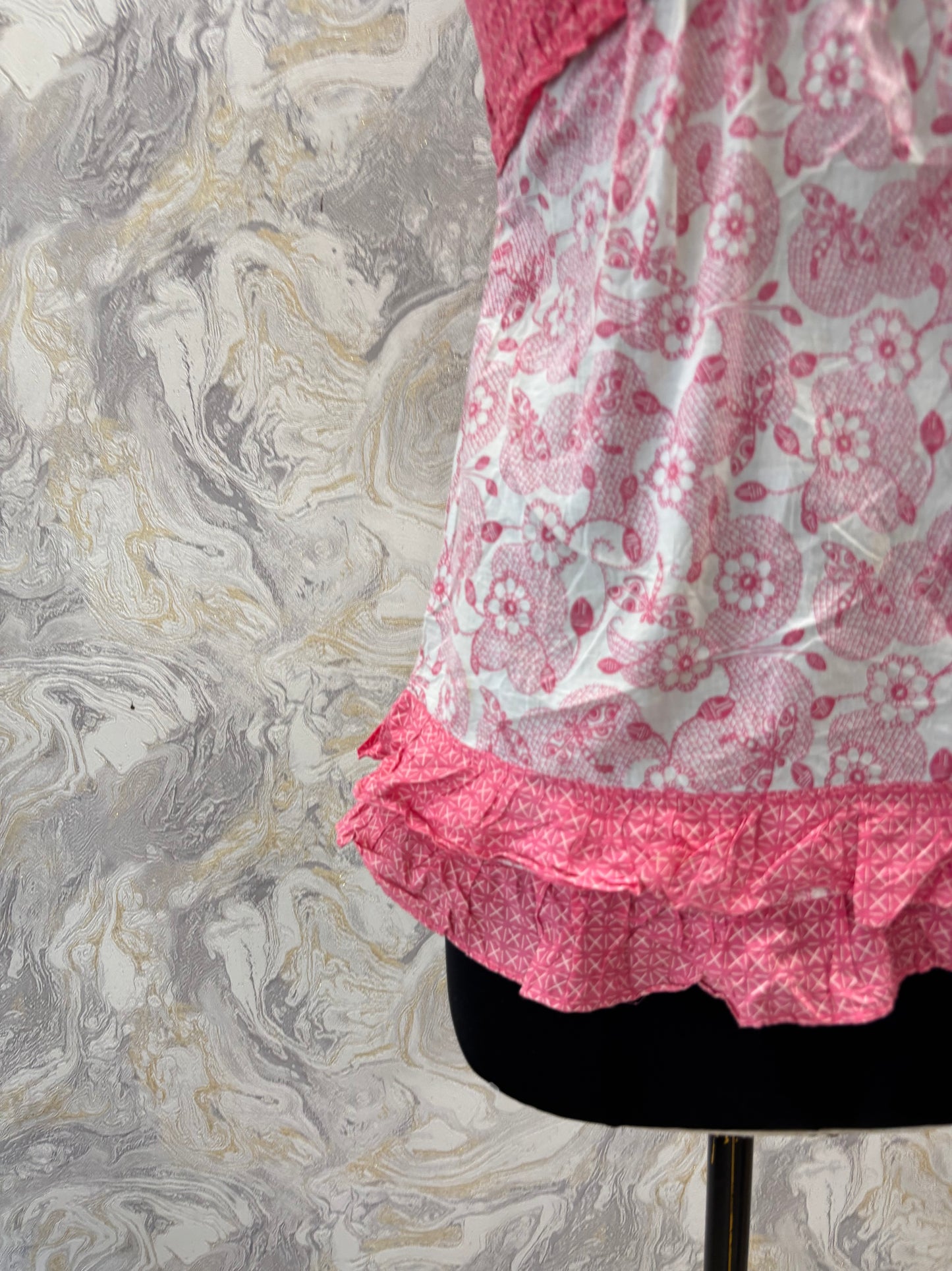 Pink bloom top