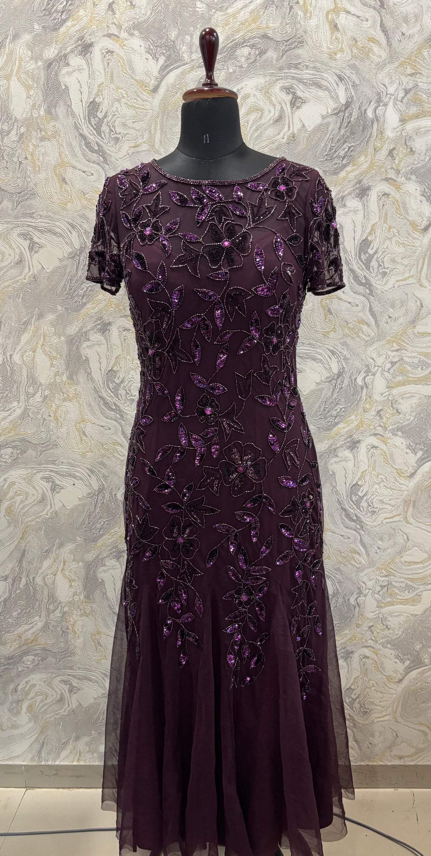 Purple goddess dress