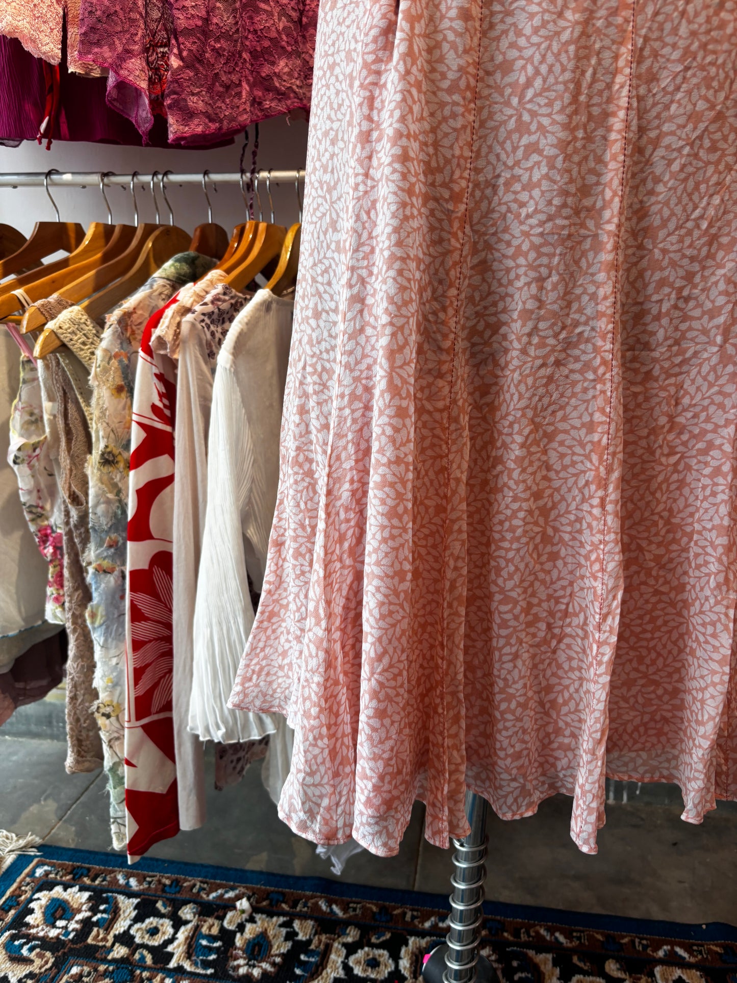 Peach skirt