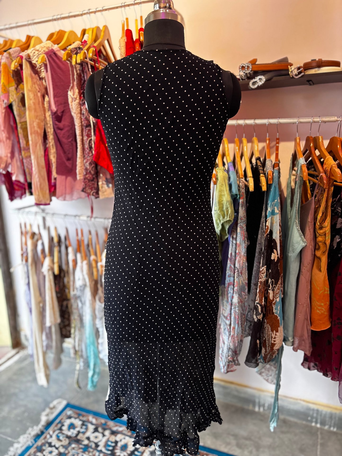 Timeless polka dot dress