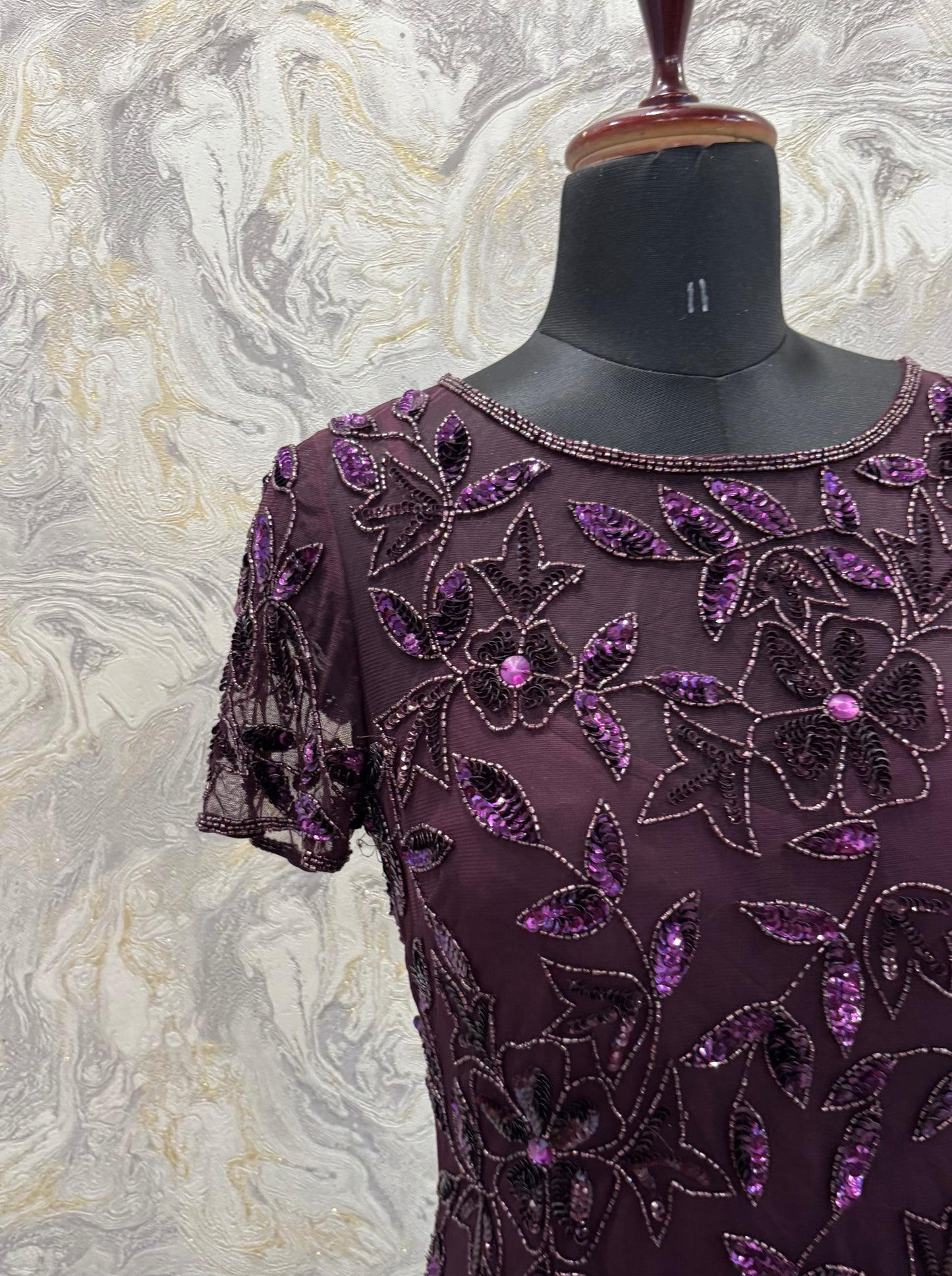 Purple goddess dress