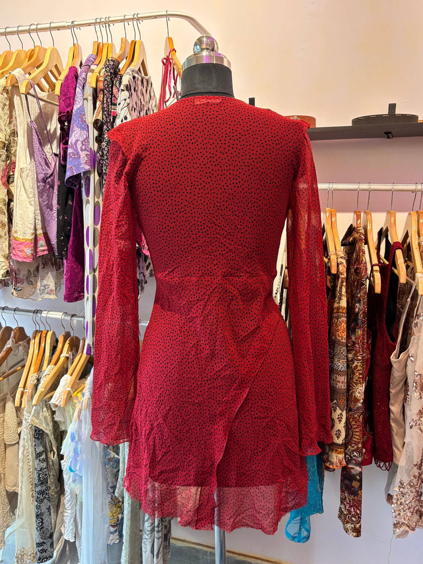 MNG polka dress