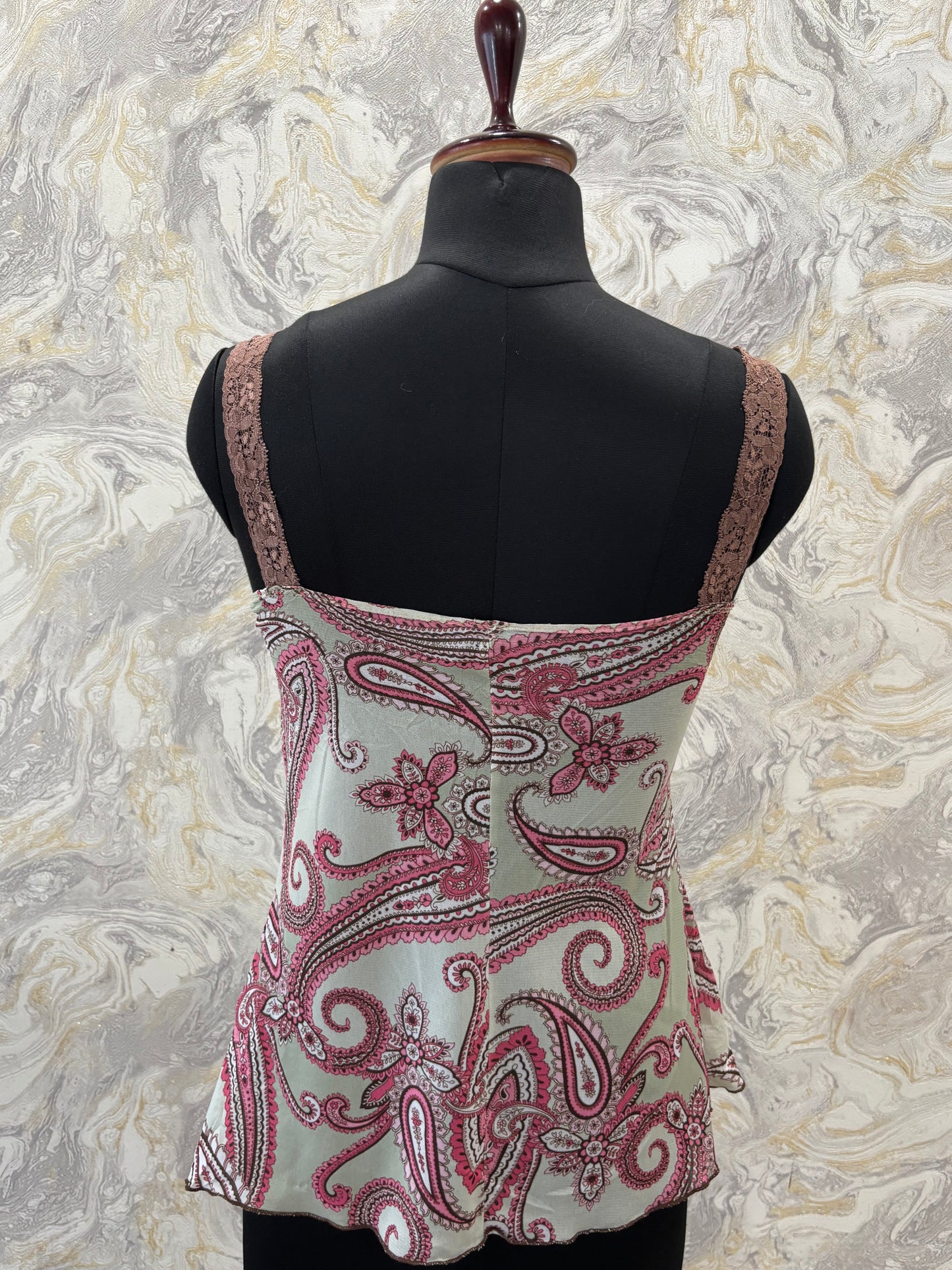 Paisley lacy top