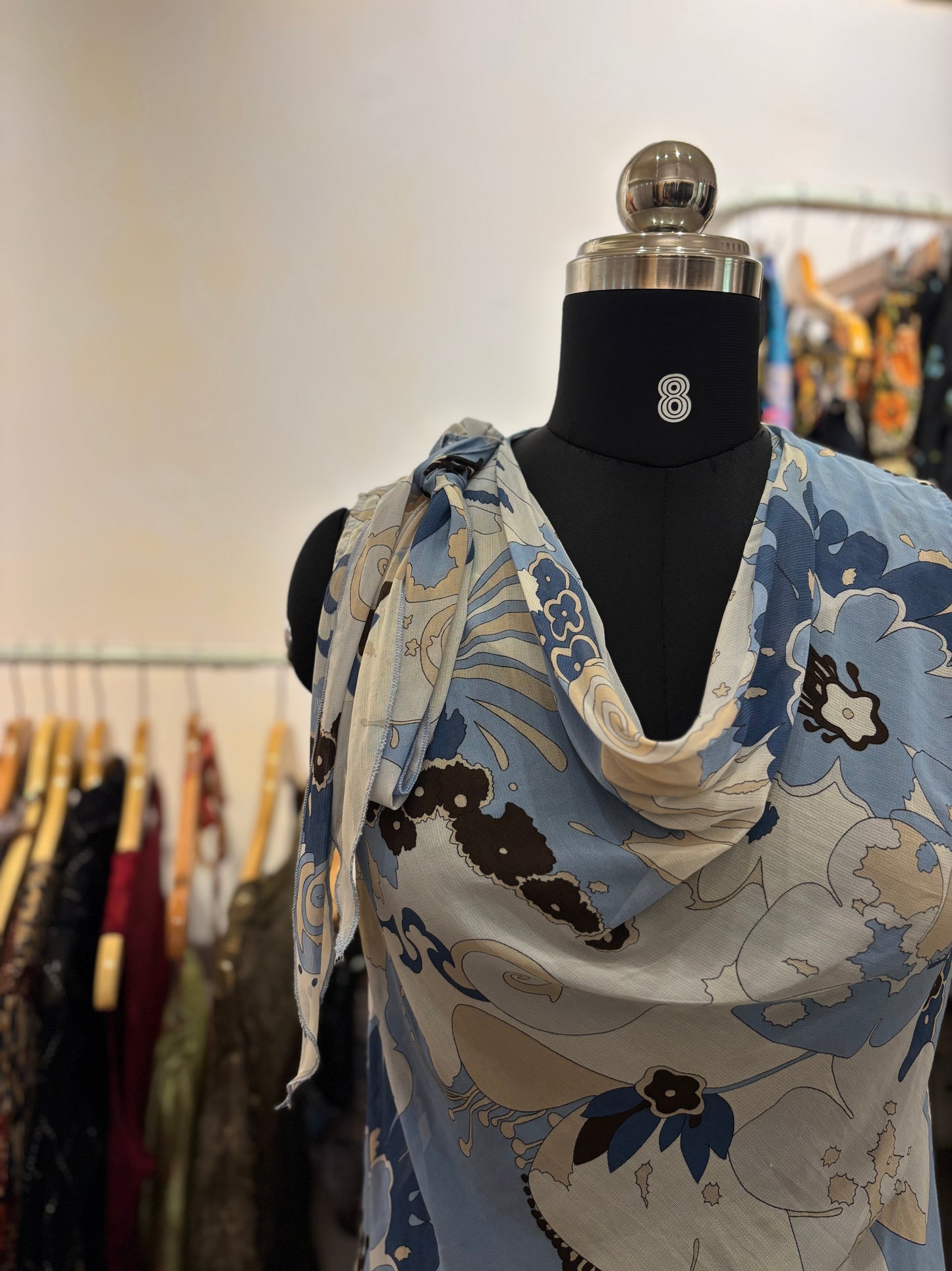 Ikigai top with attached scarf