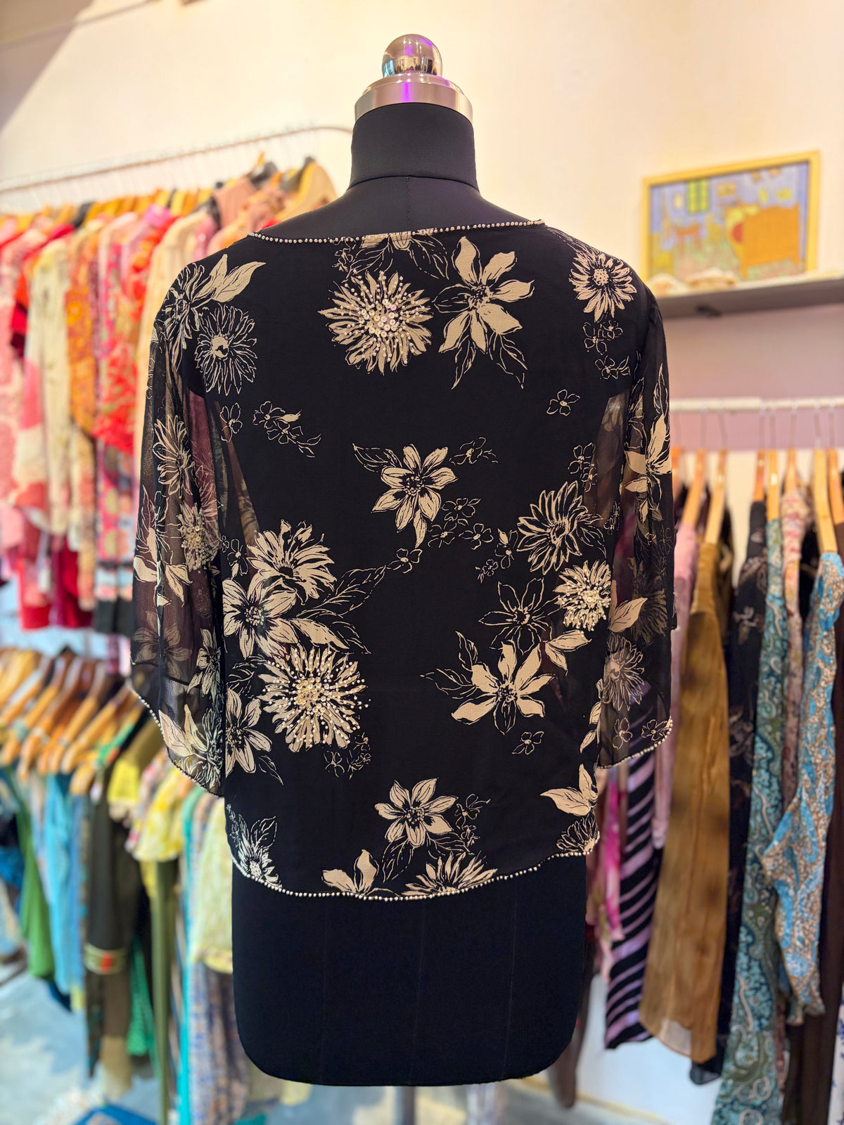 Vintage silk overwear