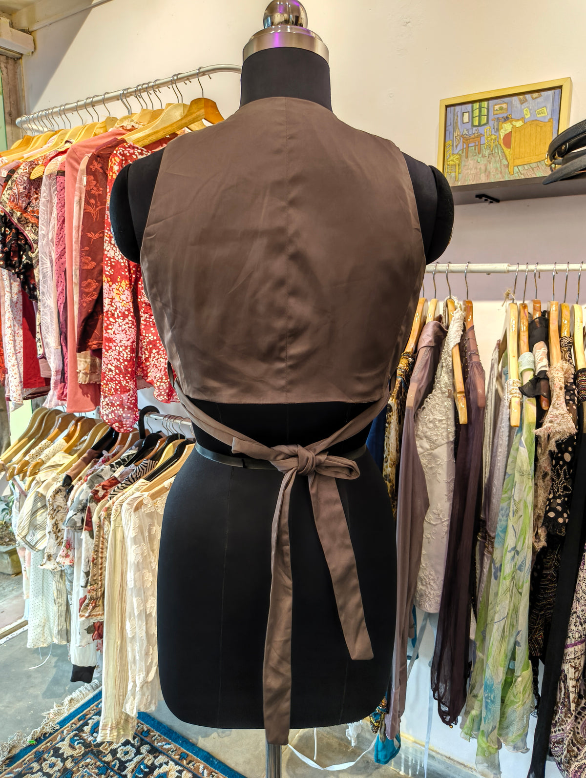Brown wrap around