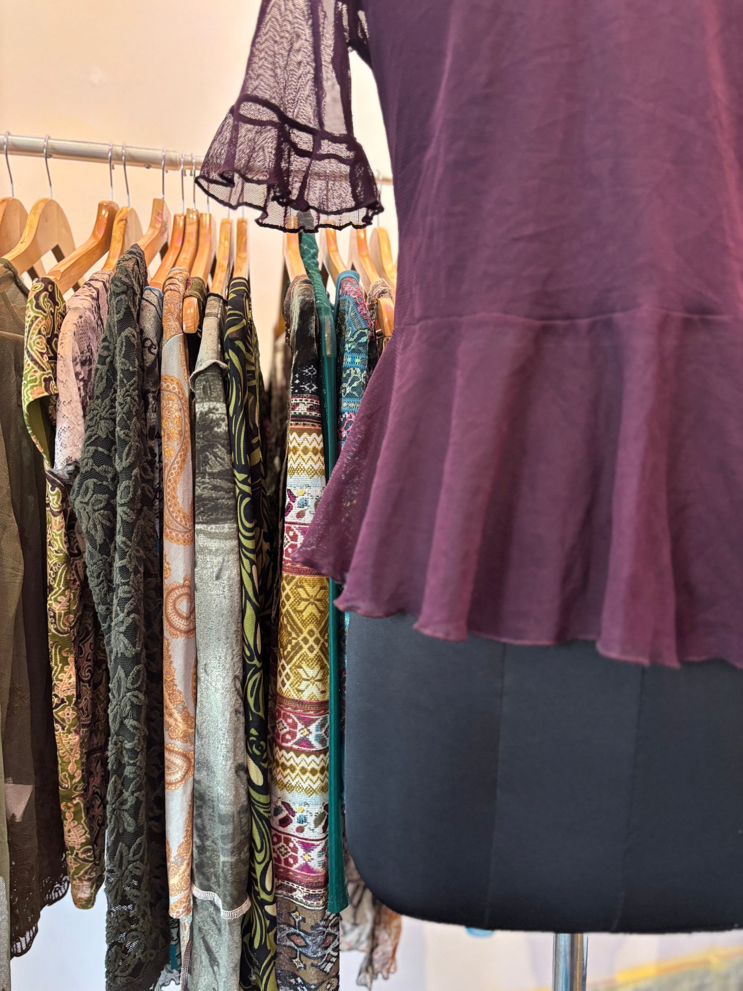 Vintage purple overwear
