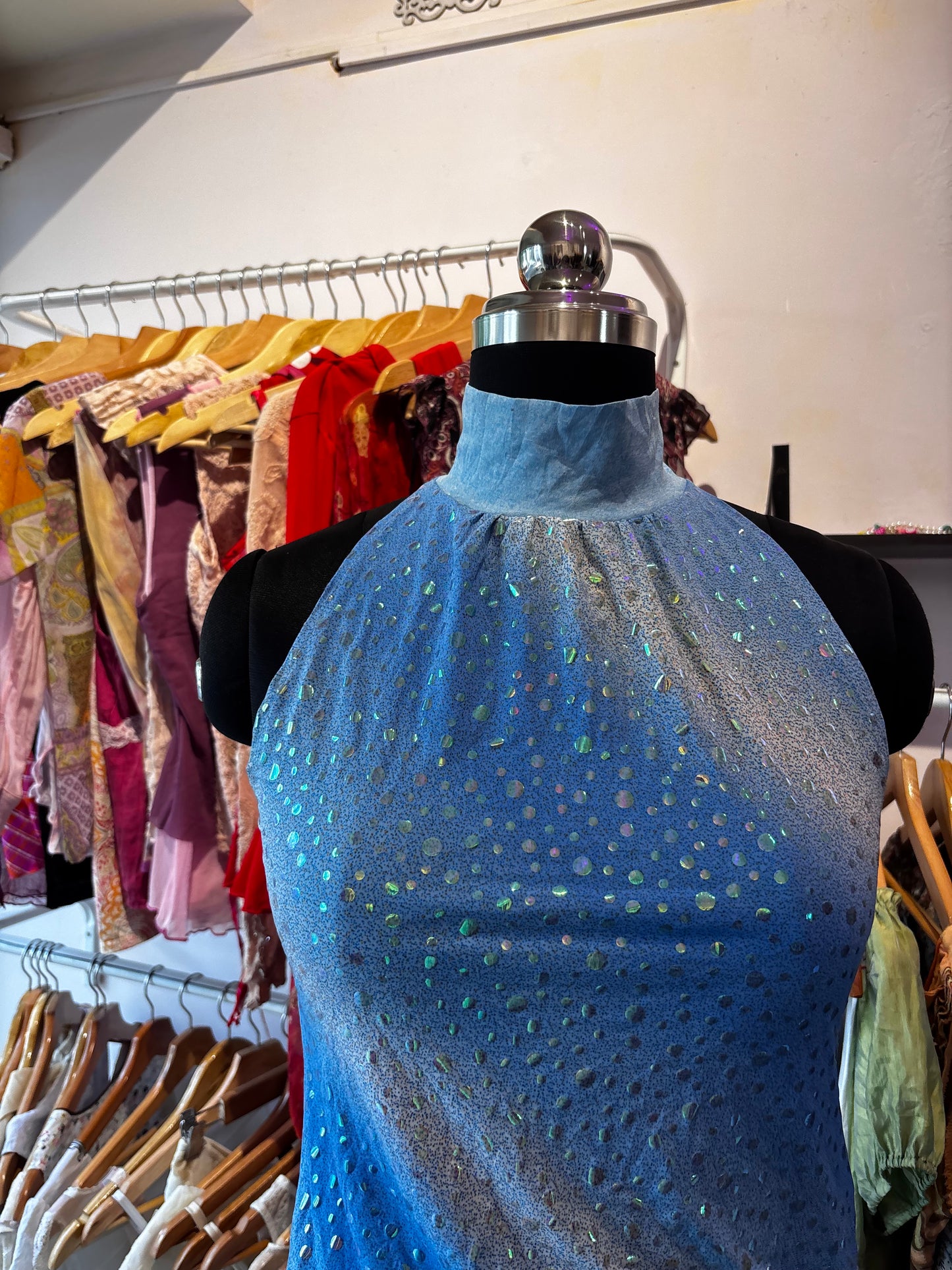 Starlight halter neck top