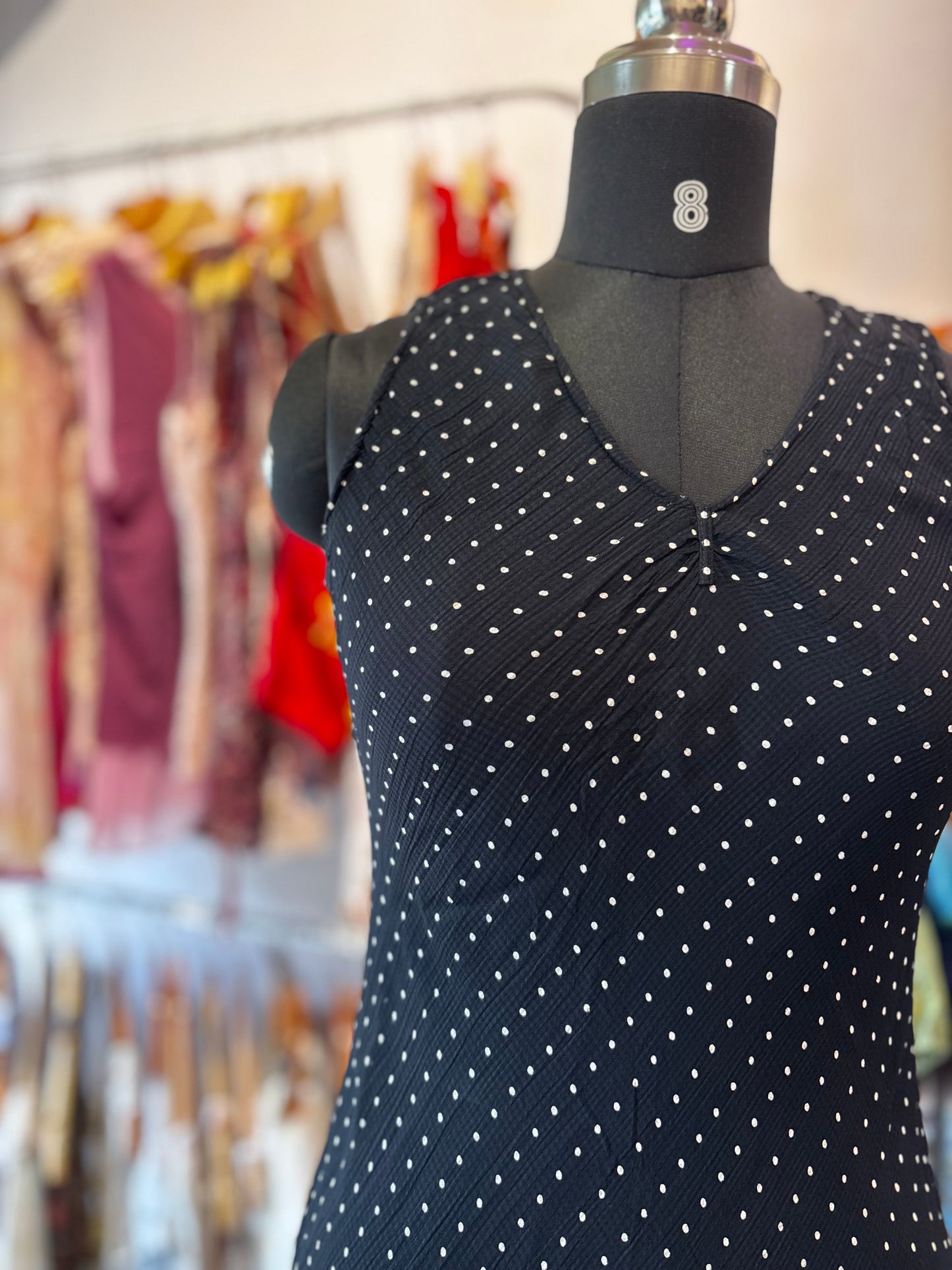 Timeless polka dot dress