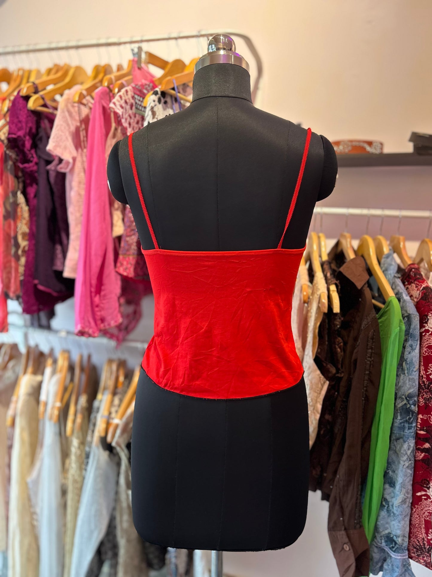 Vintage red cami