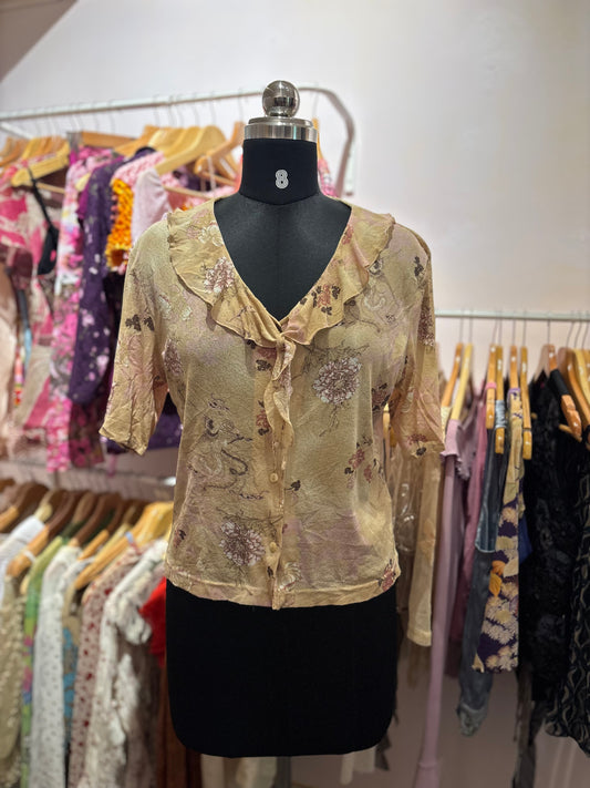 Vintage floral blouse