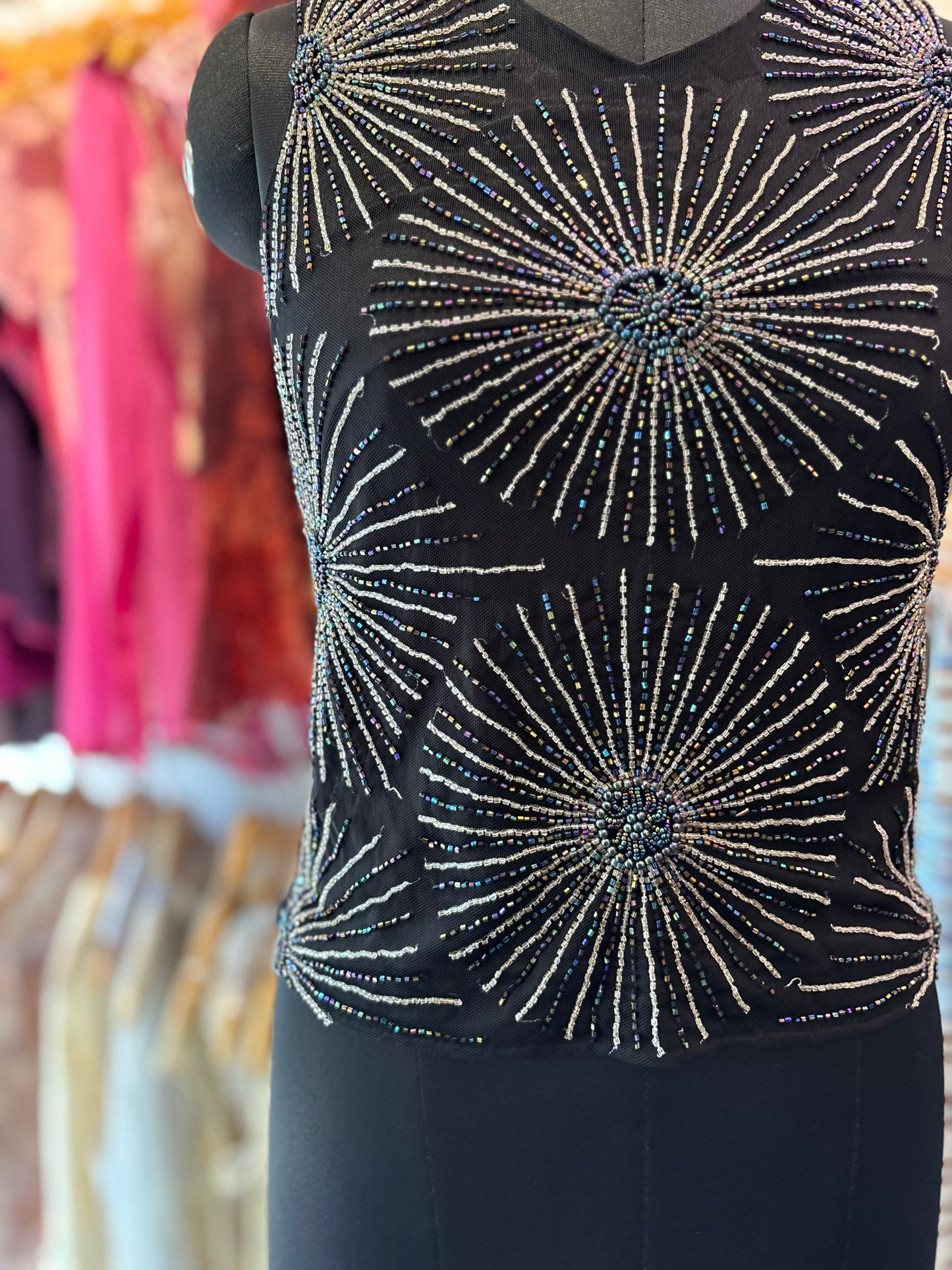 Starry beaded top