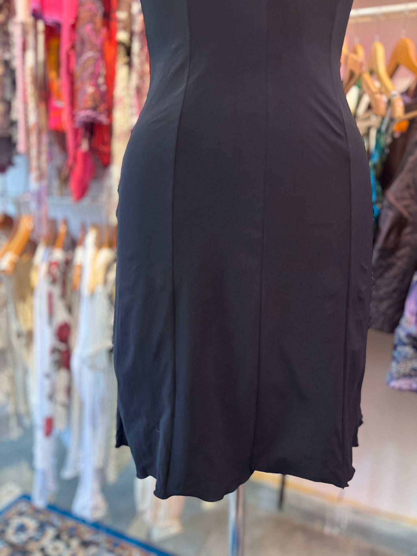 Black bodice dress