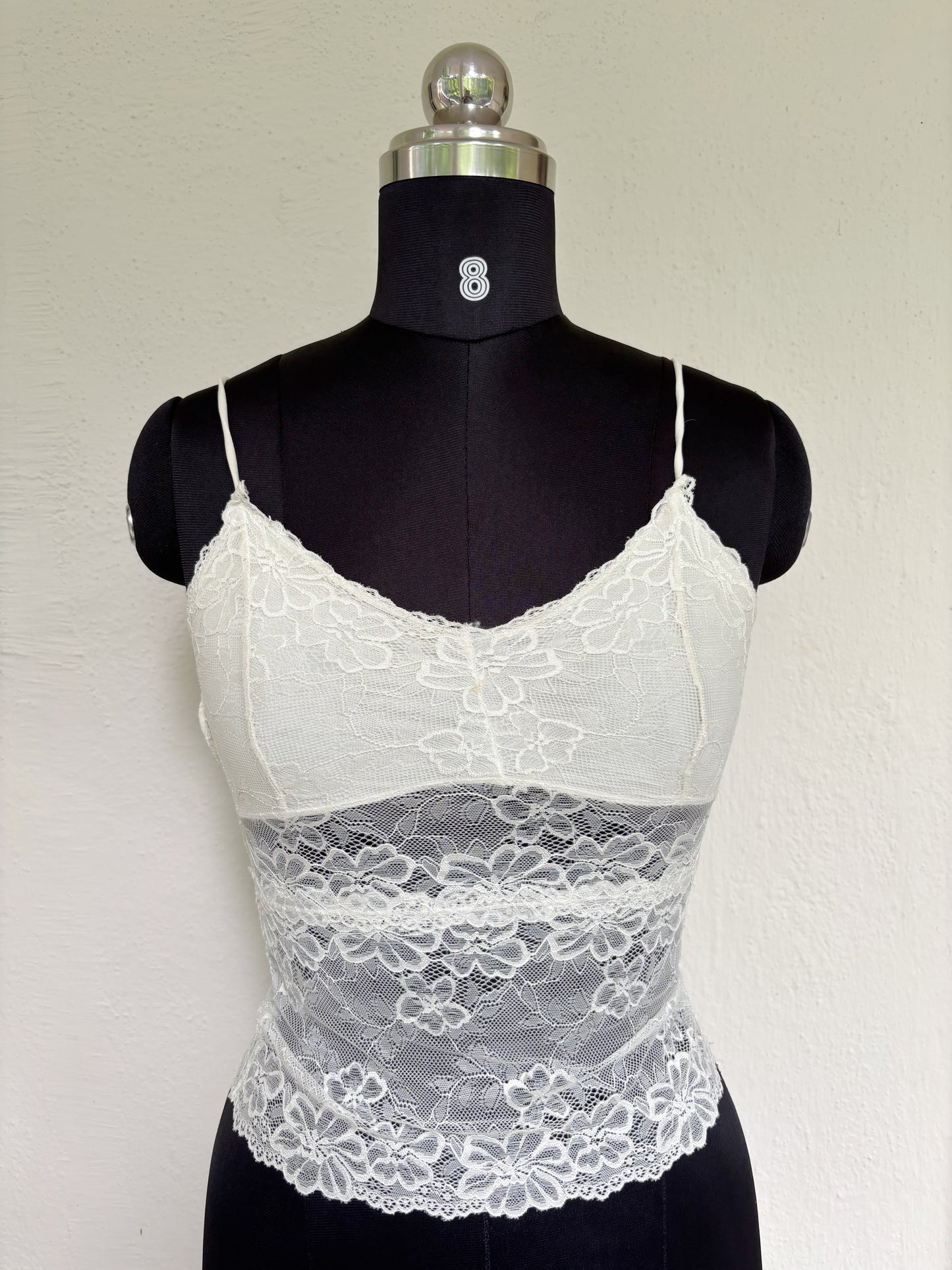 Lacy criss cross back