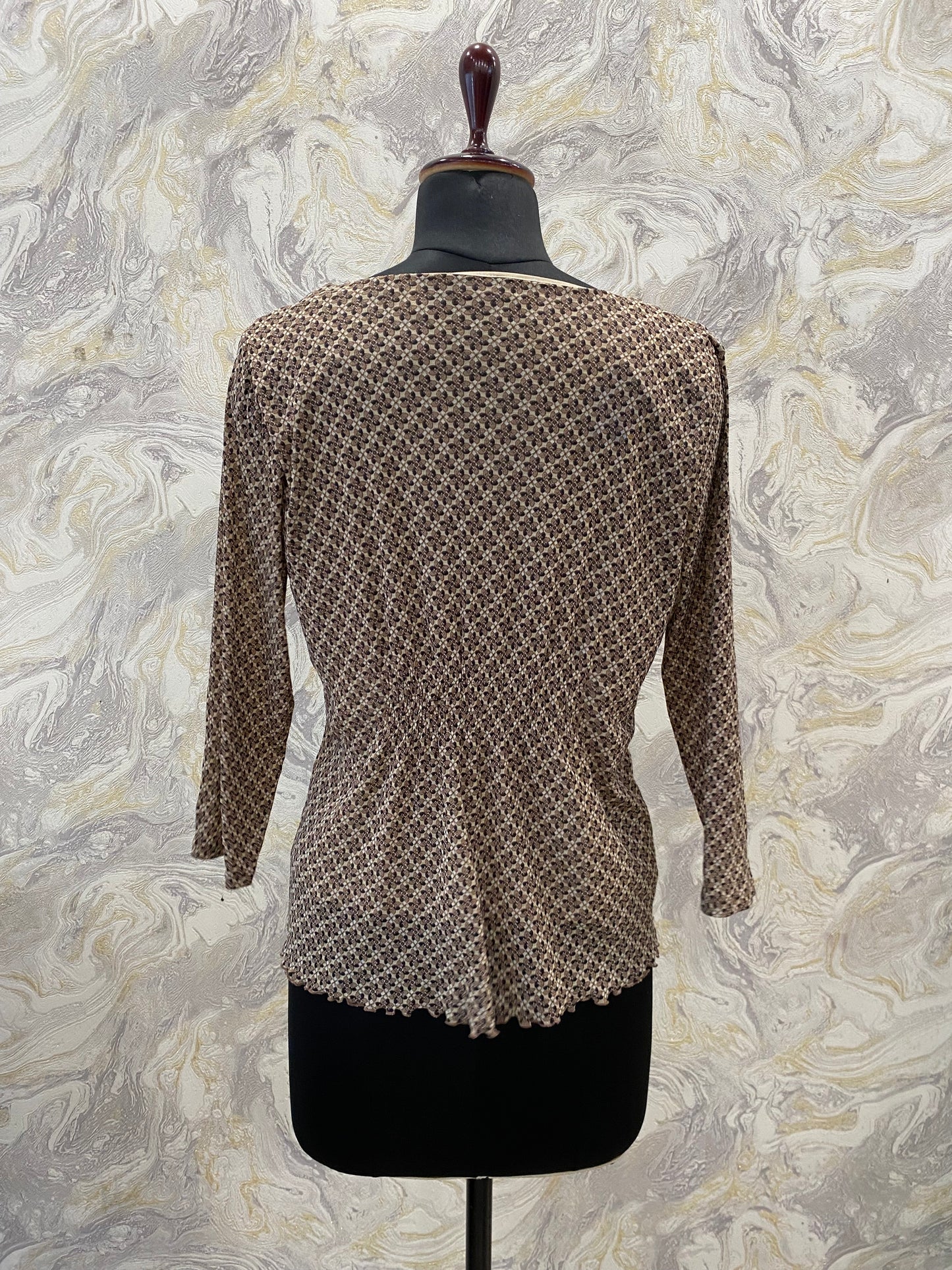 Brown vintage top