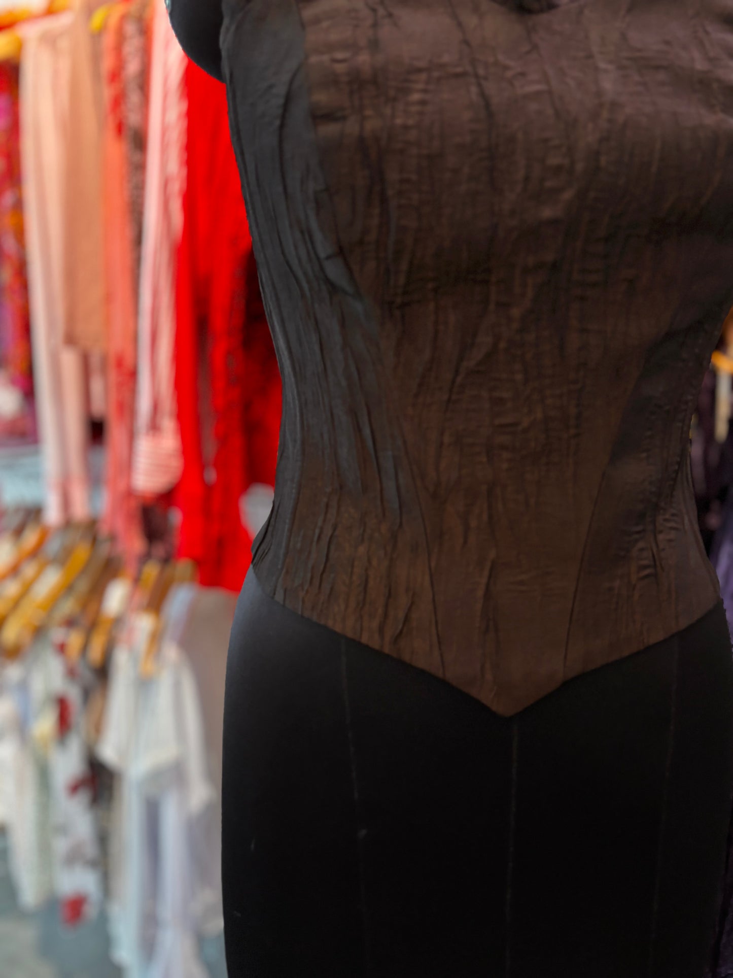Goddess brown corset
