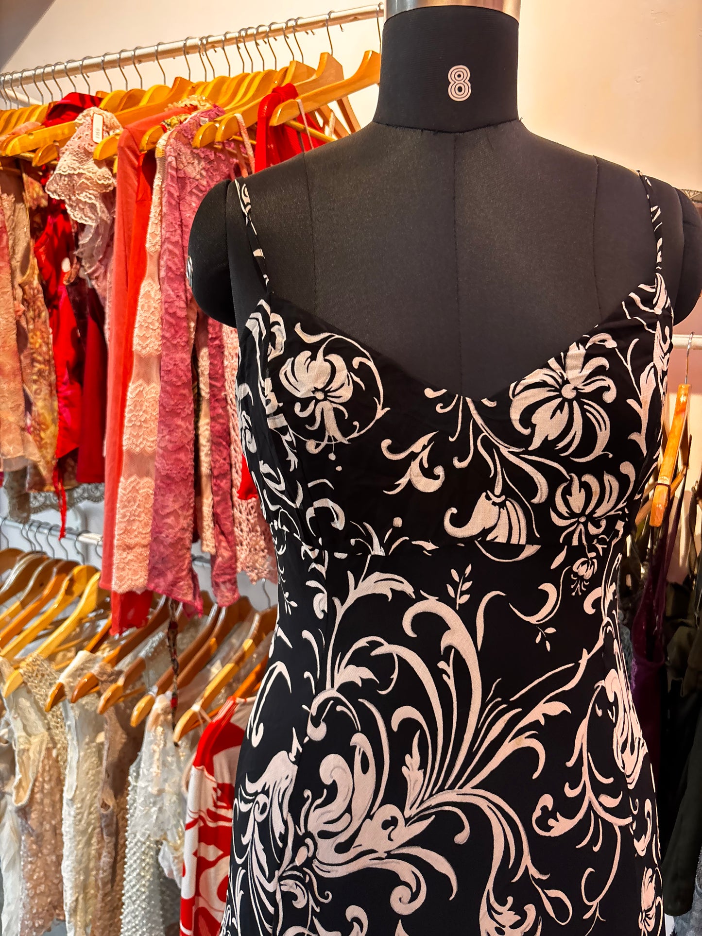 Baroque layered dress