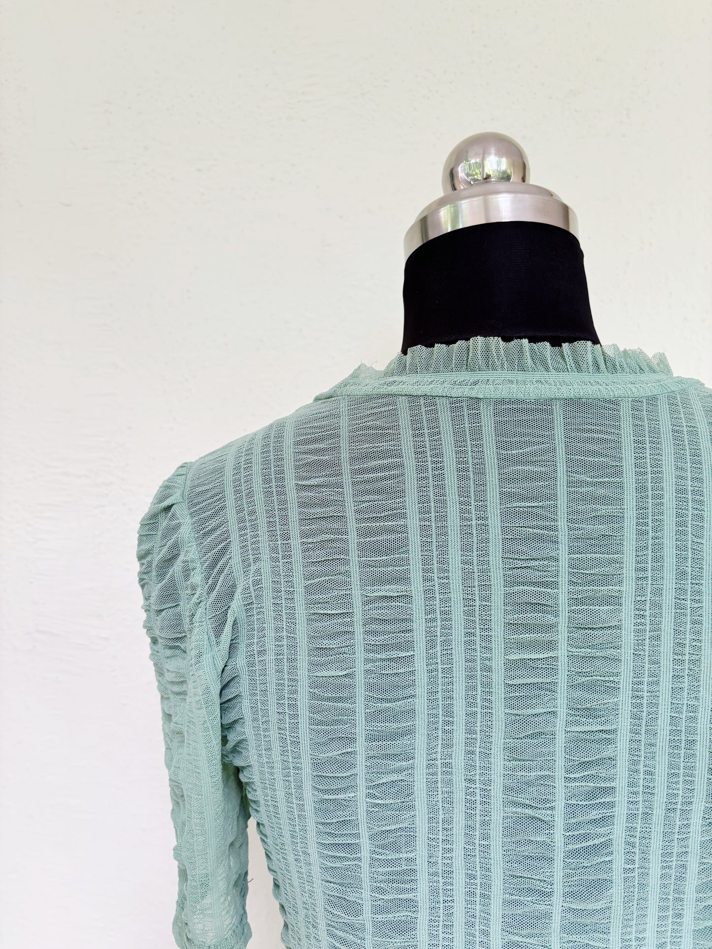 Mint textured top