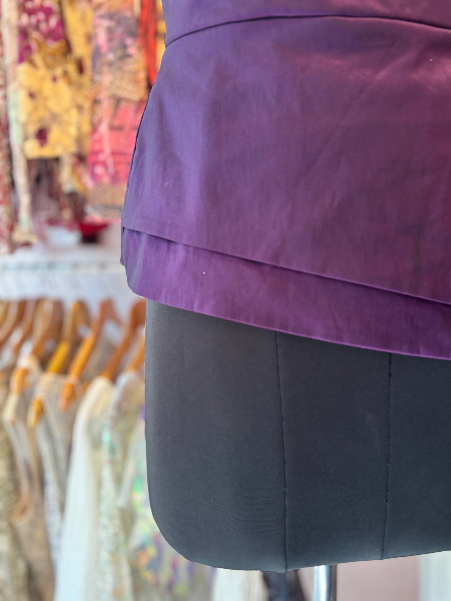 Purple corset