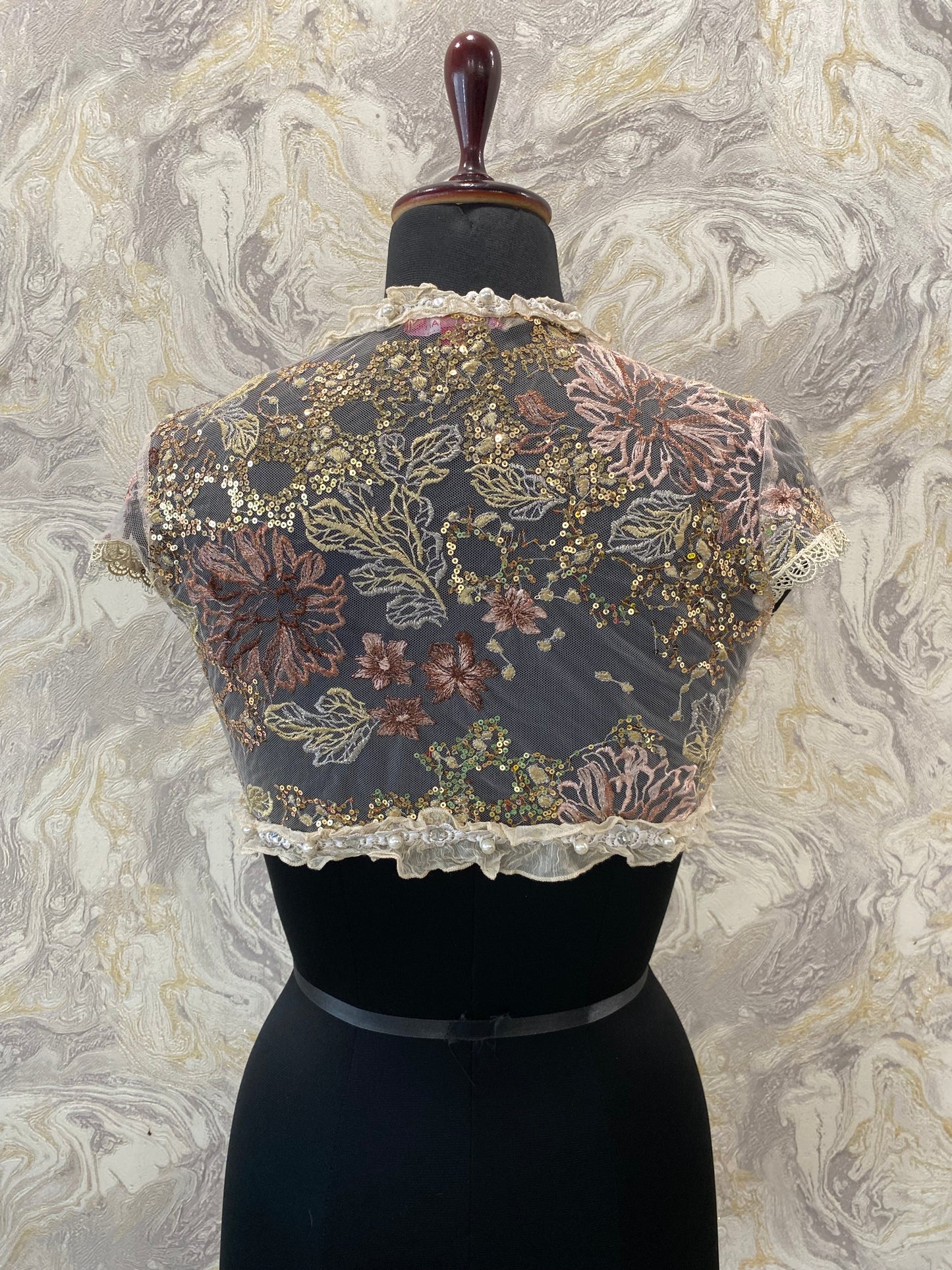 Vintage embroidered bolero