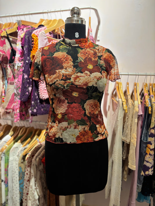 Vintage floral top